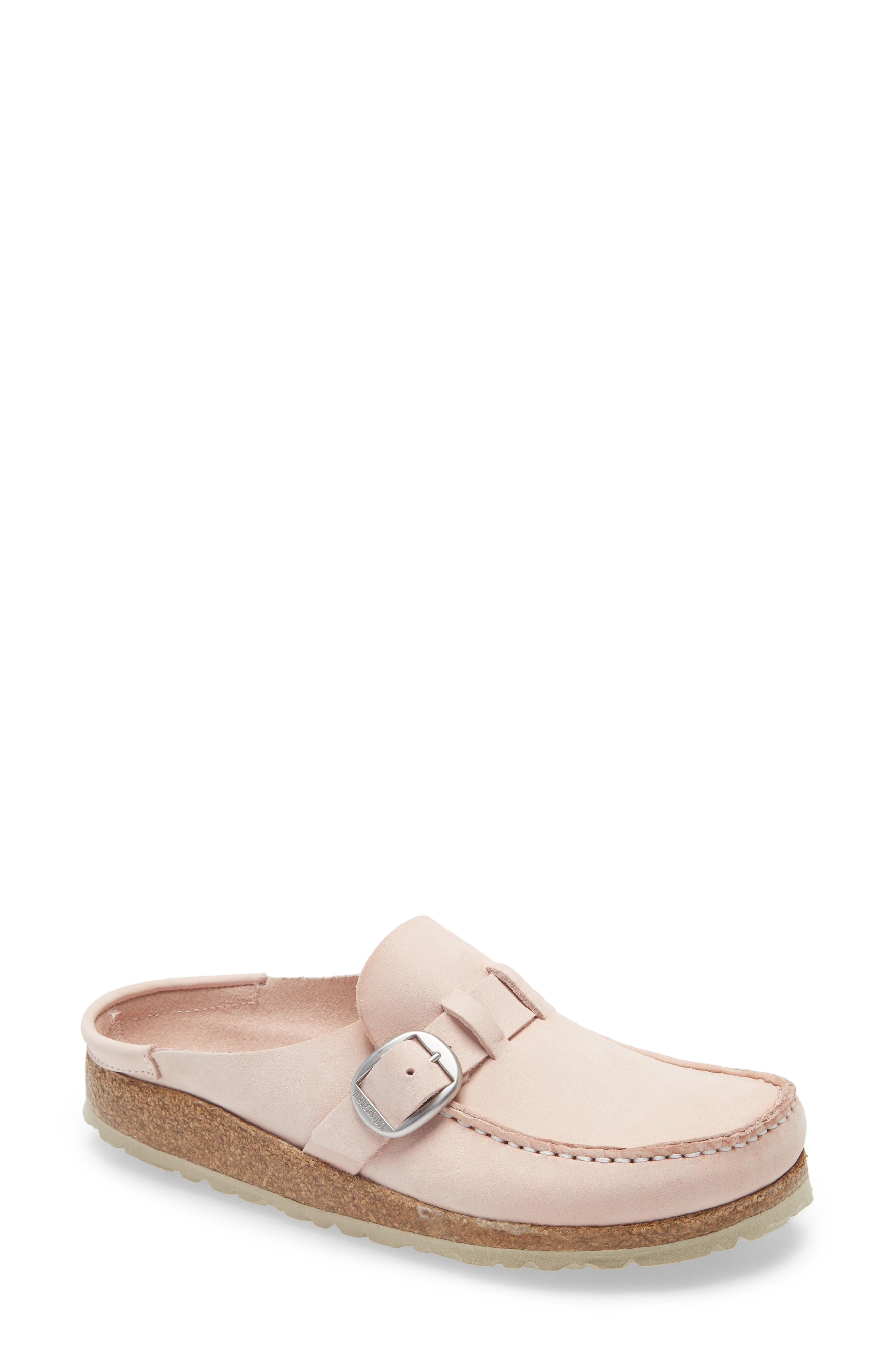 pink birkenstock clogs