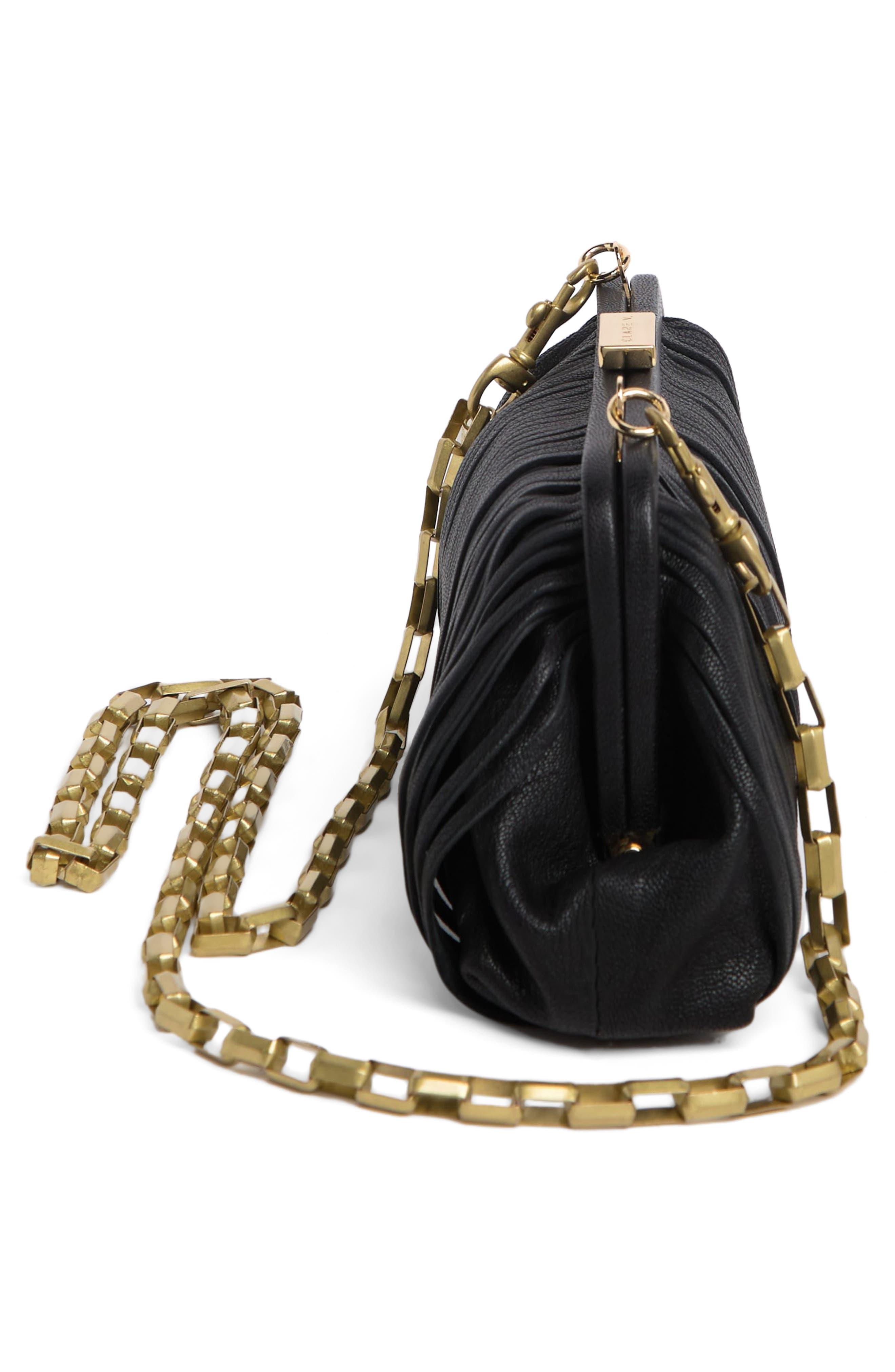 Clare V. Black Raffia Handle Bag