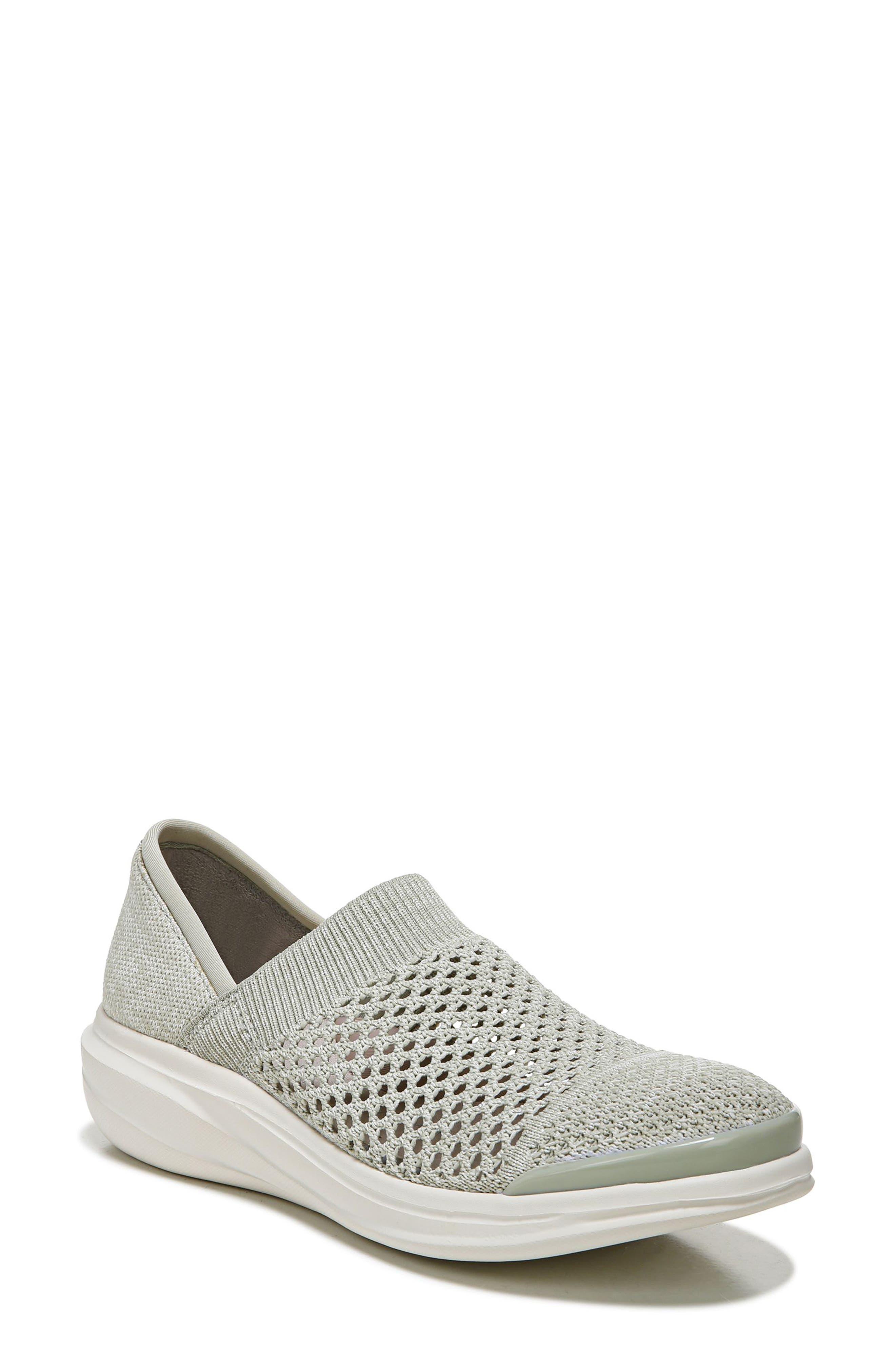 Bzees Charlie Knit Slipon Shoe in White Lyst