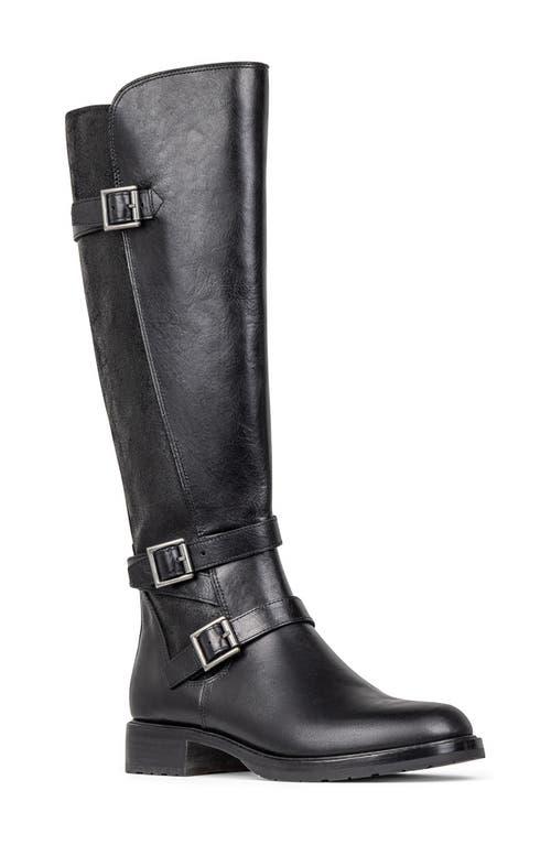 Donald J Pliner Carlota Knee High Moto Boot in Black Lyst