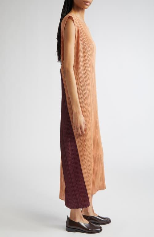 Pleats Please Issey Miyake Pointe Pleated Asymmetric Sleeveless