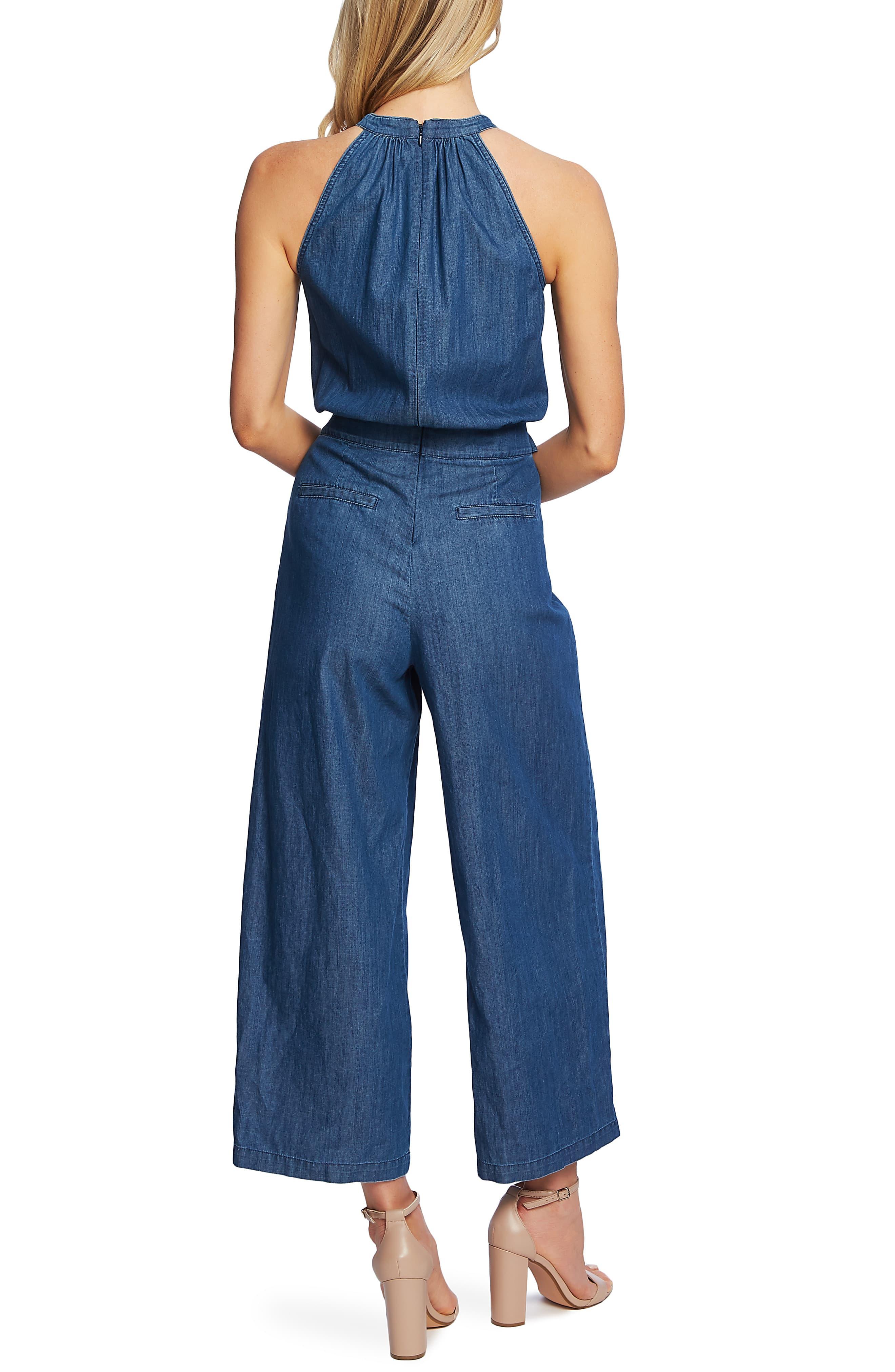 cece denim jumpsuit