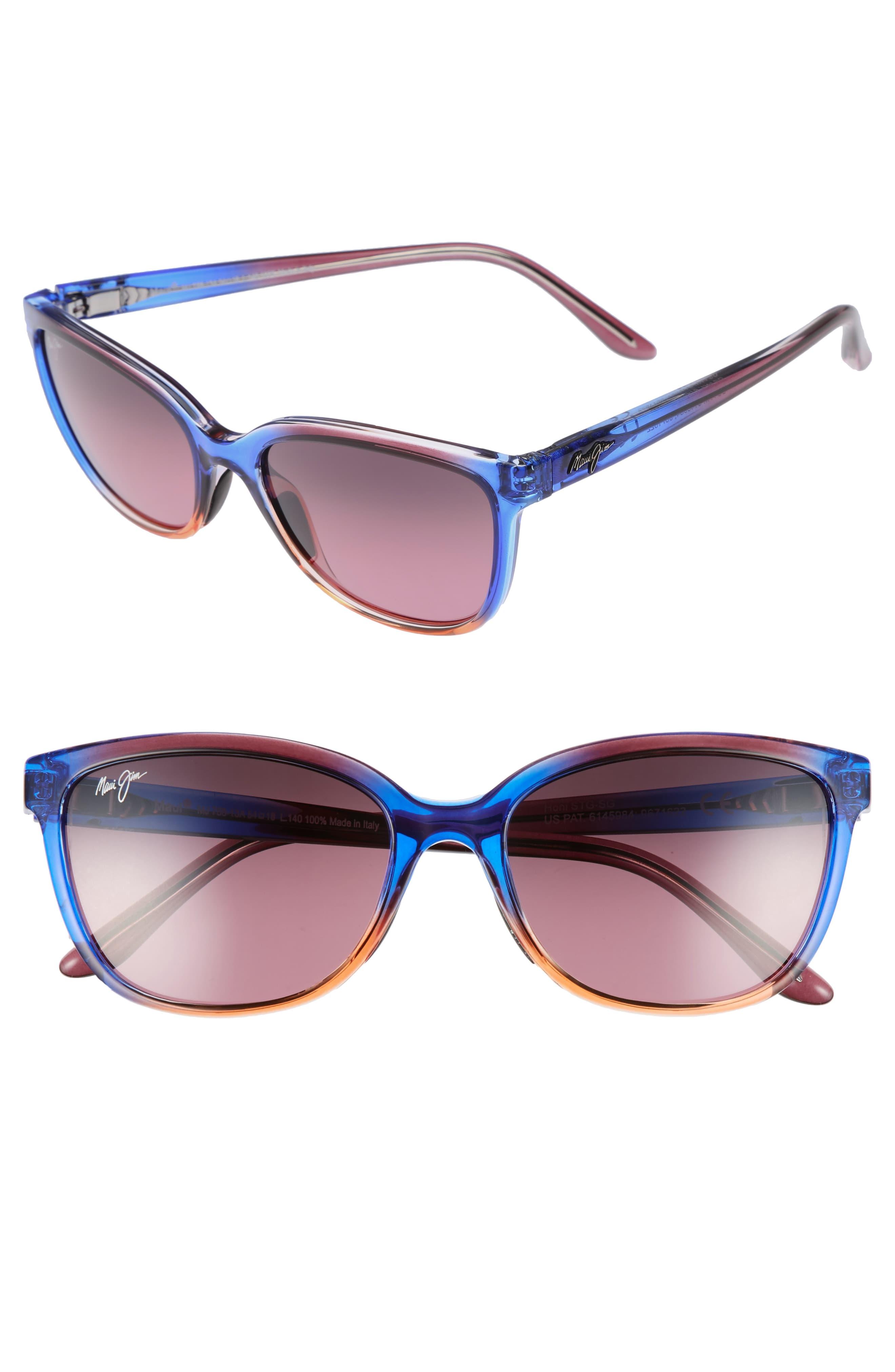 Maui Jim Synthetic Honi 54mm Polarized Cat Eye Sunglasses - Sunset ...