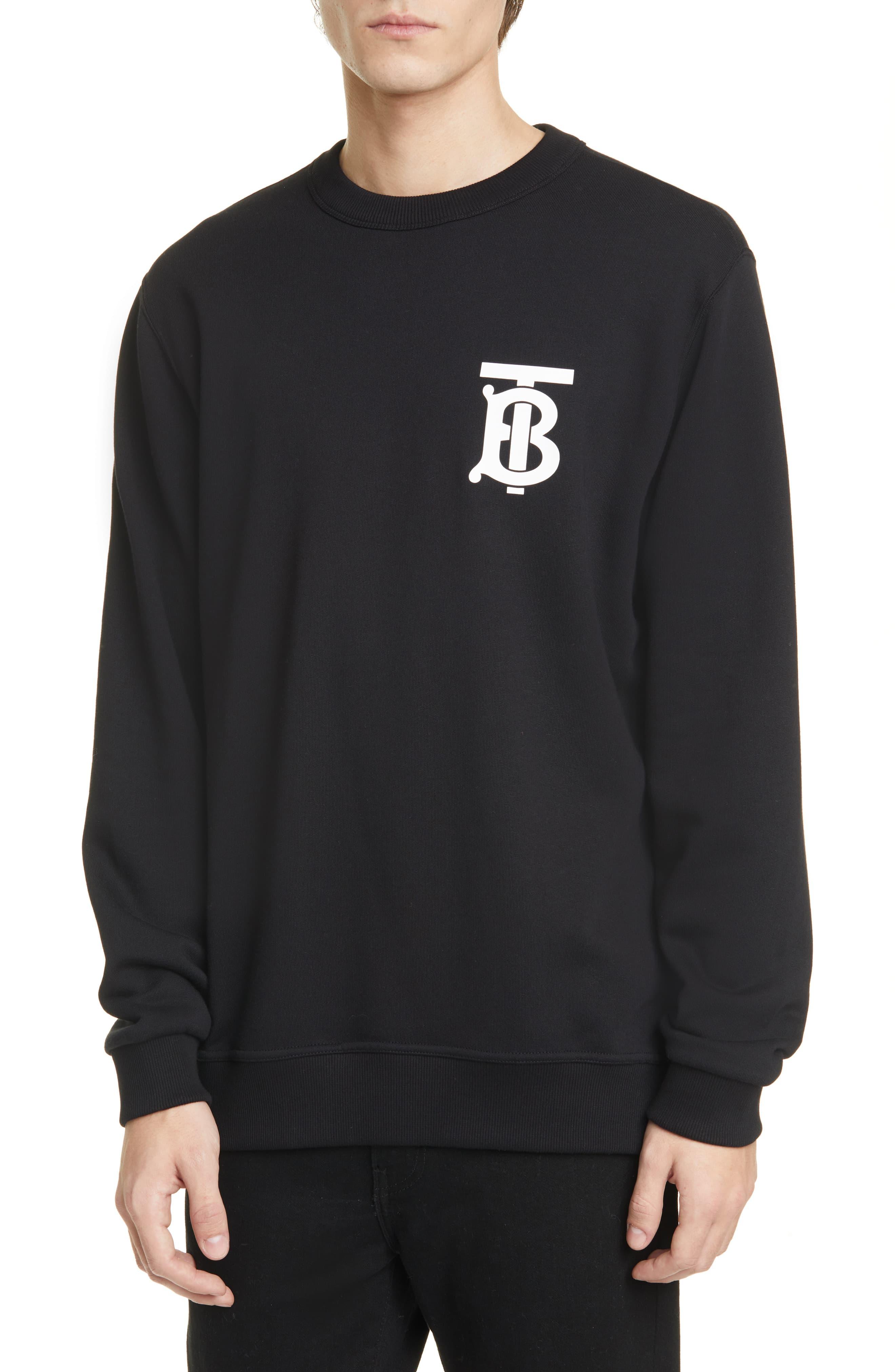 burberry sweatshirt black