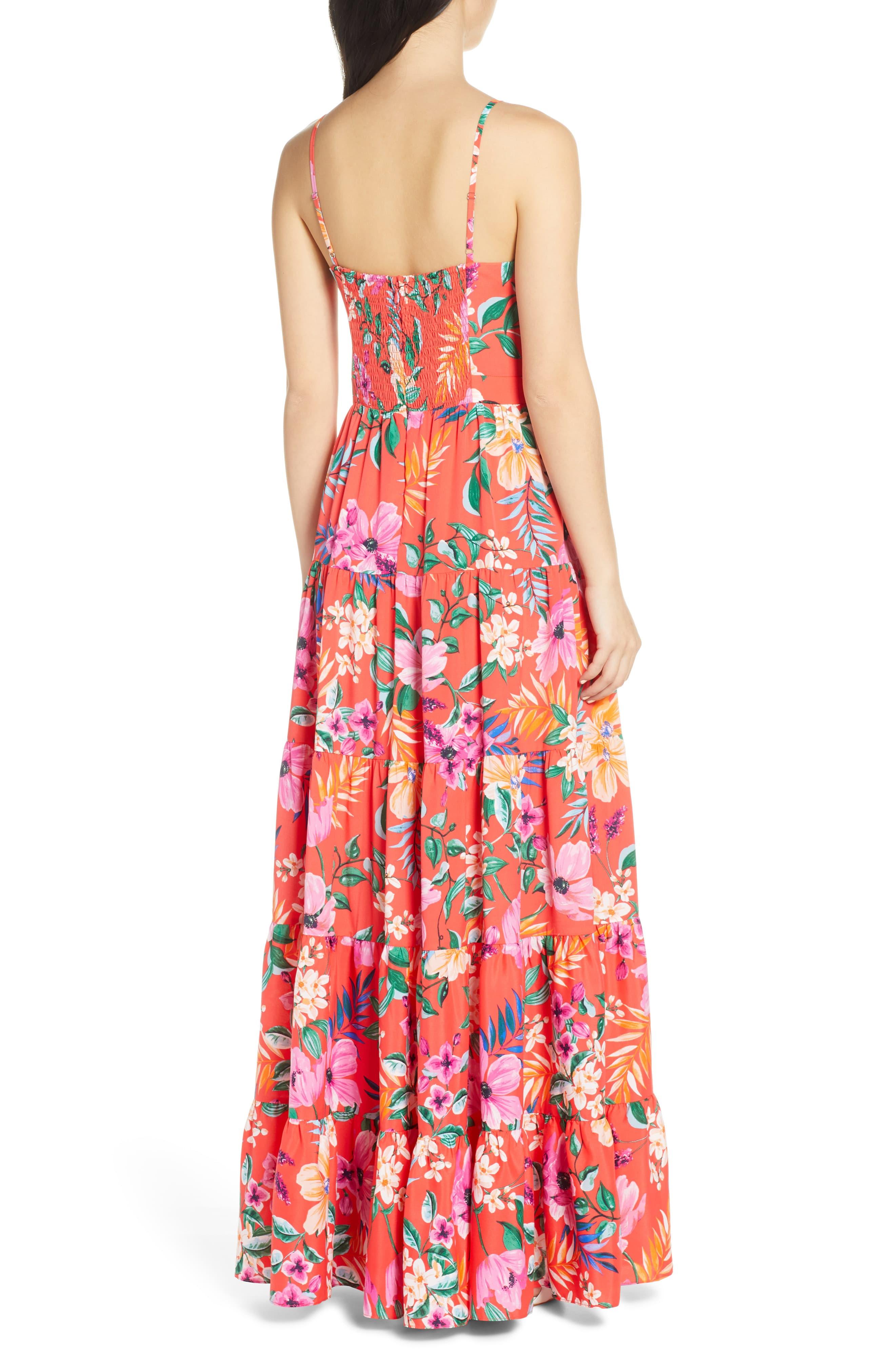 eliza j orange dress