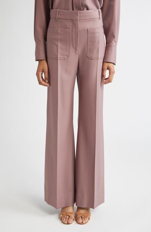 パンツ VICTORIA BECKHAM 'Satin Waistband' pants White Satin Waistband Trouser In Ivory – Victoria Beckham Int