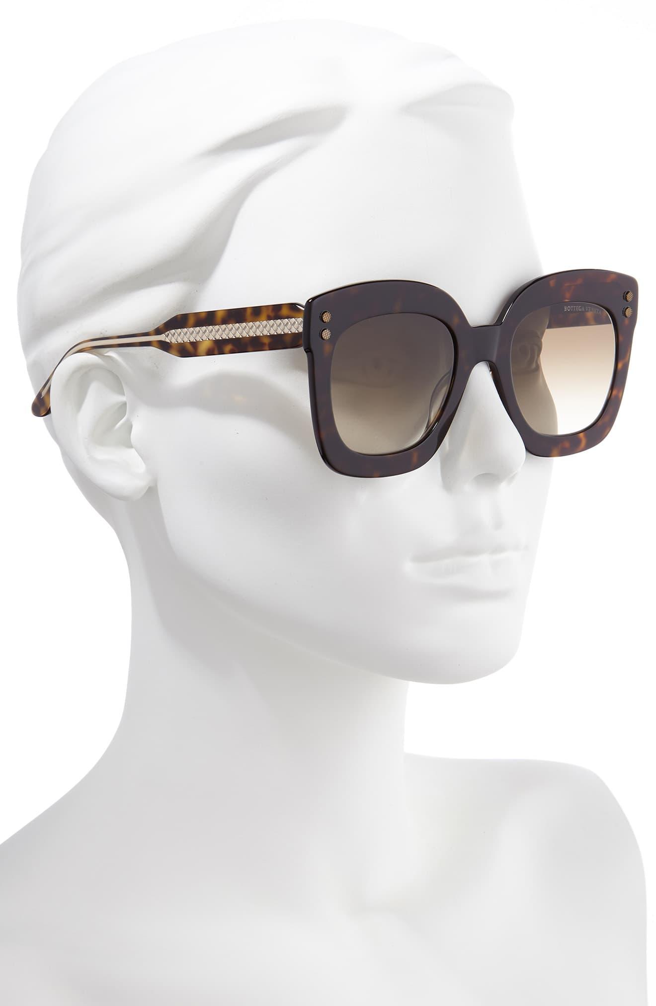 bottega veneta square sunglasses