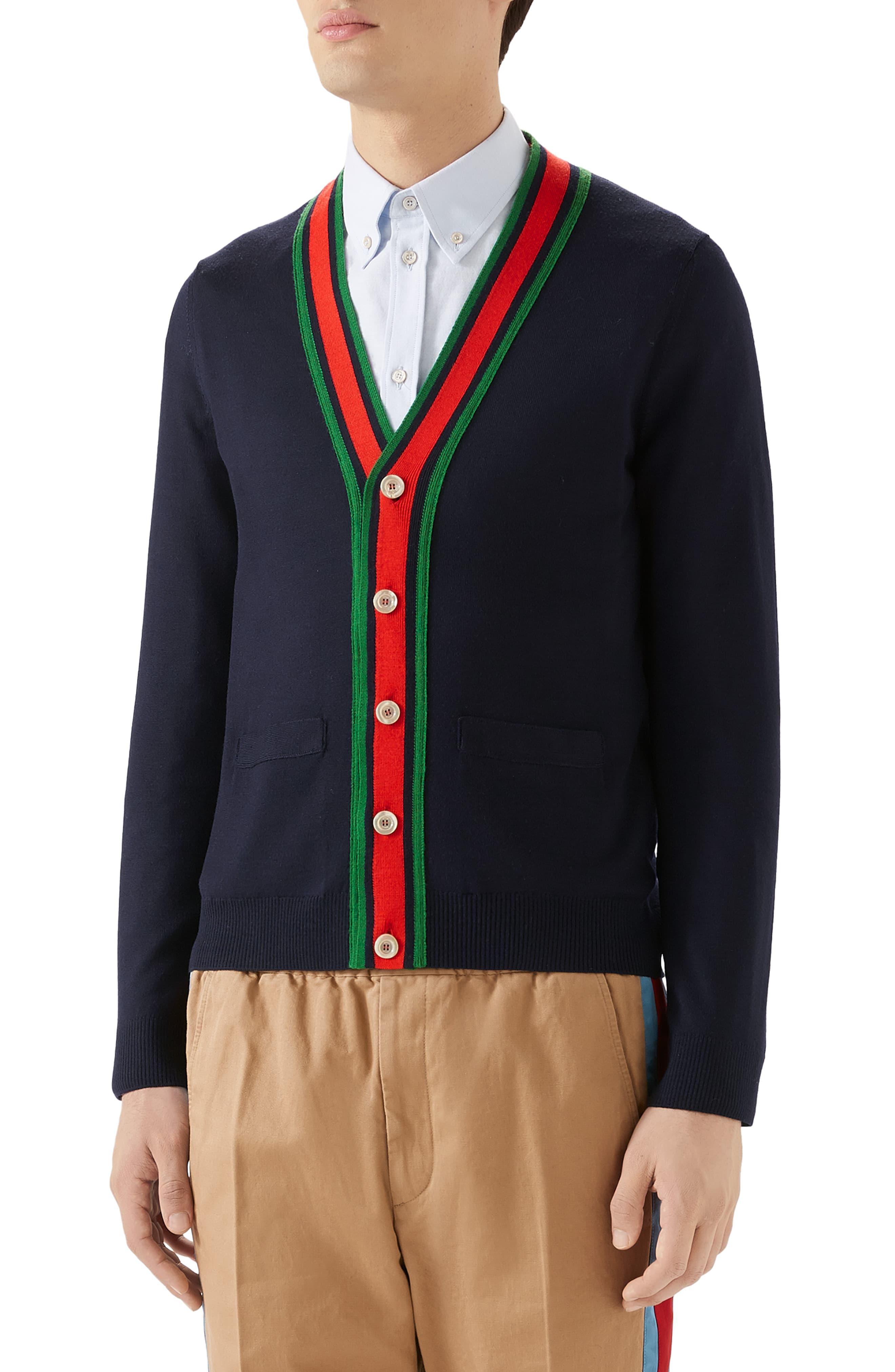 gucci button up sweater