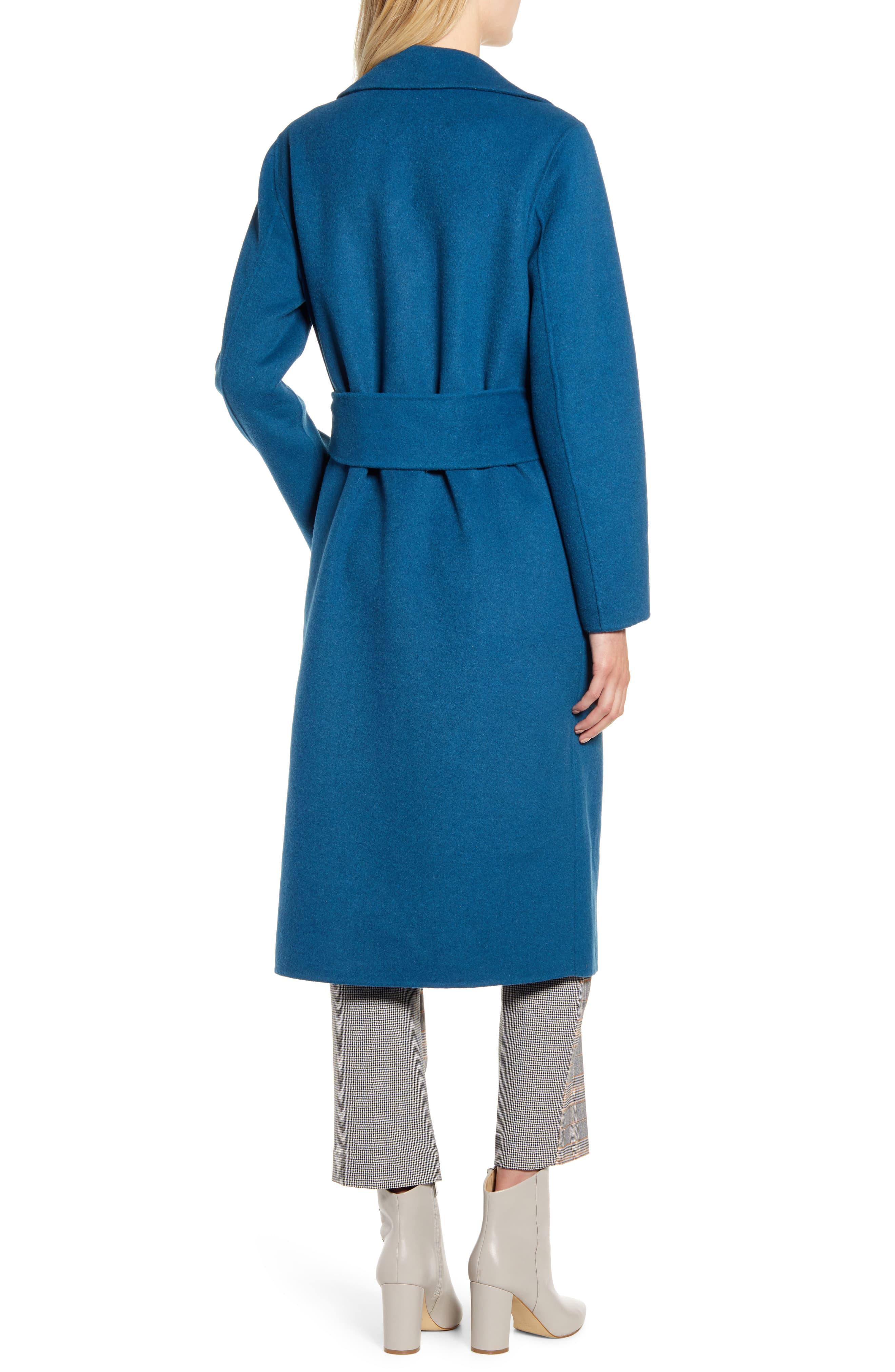 double face wrap coat