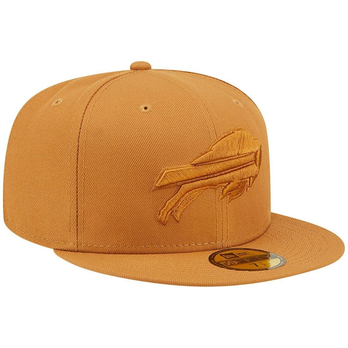 brown and gold buffalo bills hat