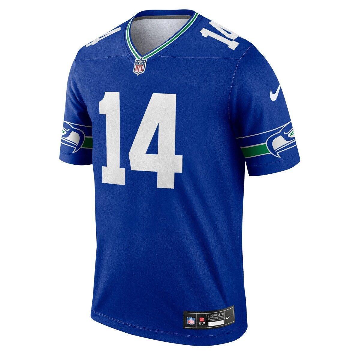 Men's Nike College Navy Seattle Seahawks Vapor F.U.S.E. Elite Custom Jersey