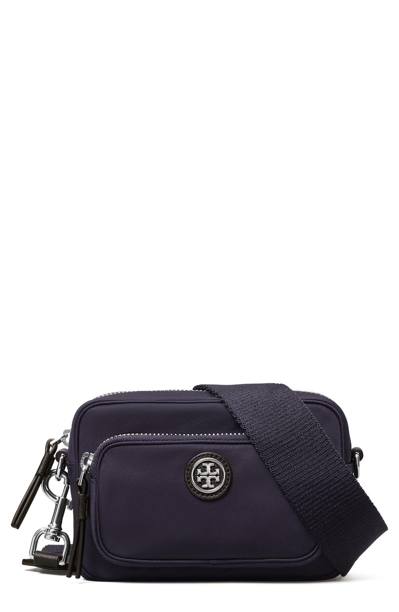 Tory Burch Mini Nylon Crossbody Bag in Blue Lyst