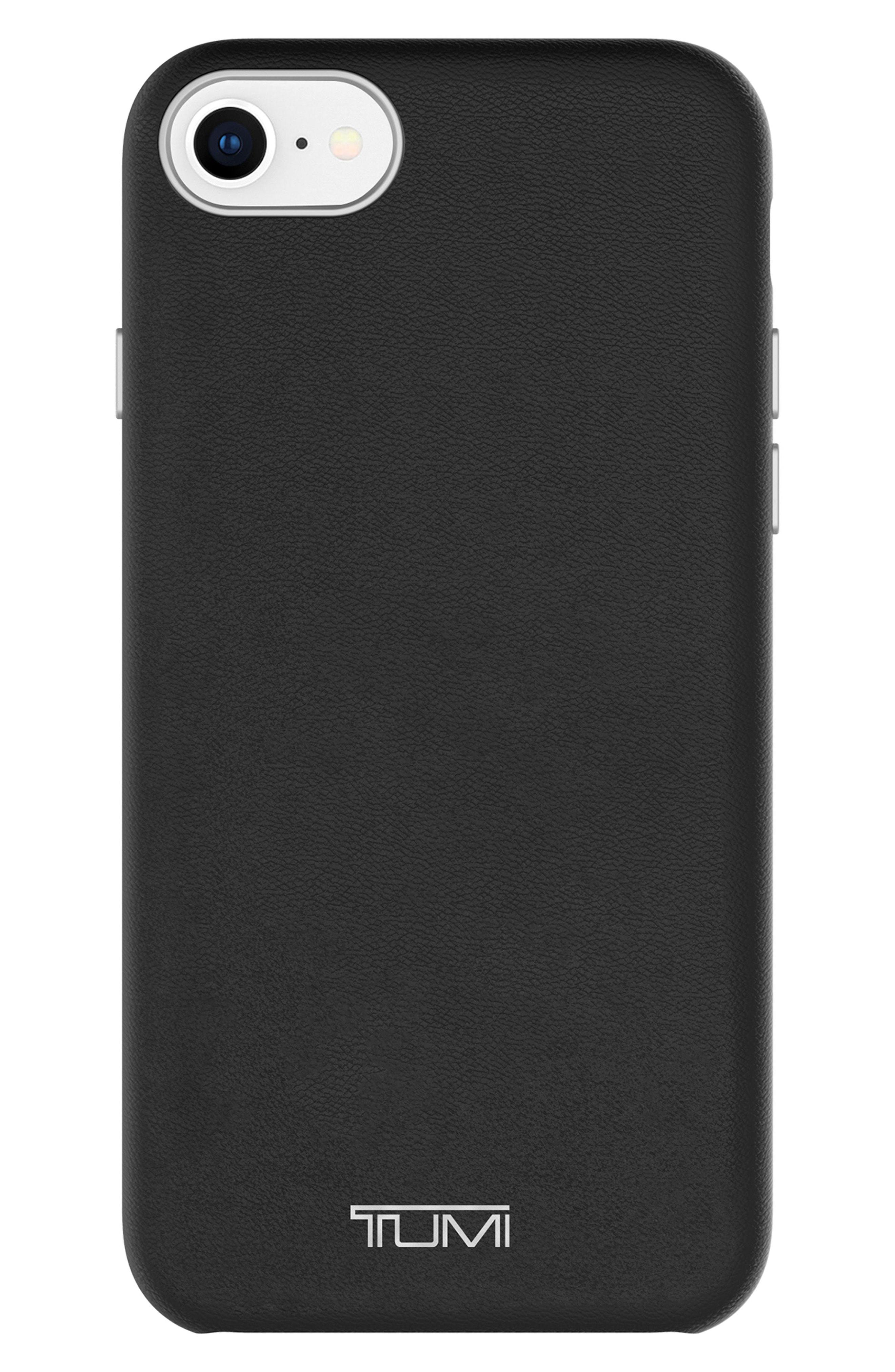 Tumi Leather Wrap Iphone 8 Case in Black Lyst
