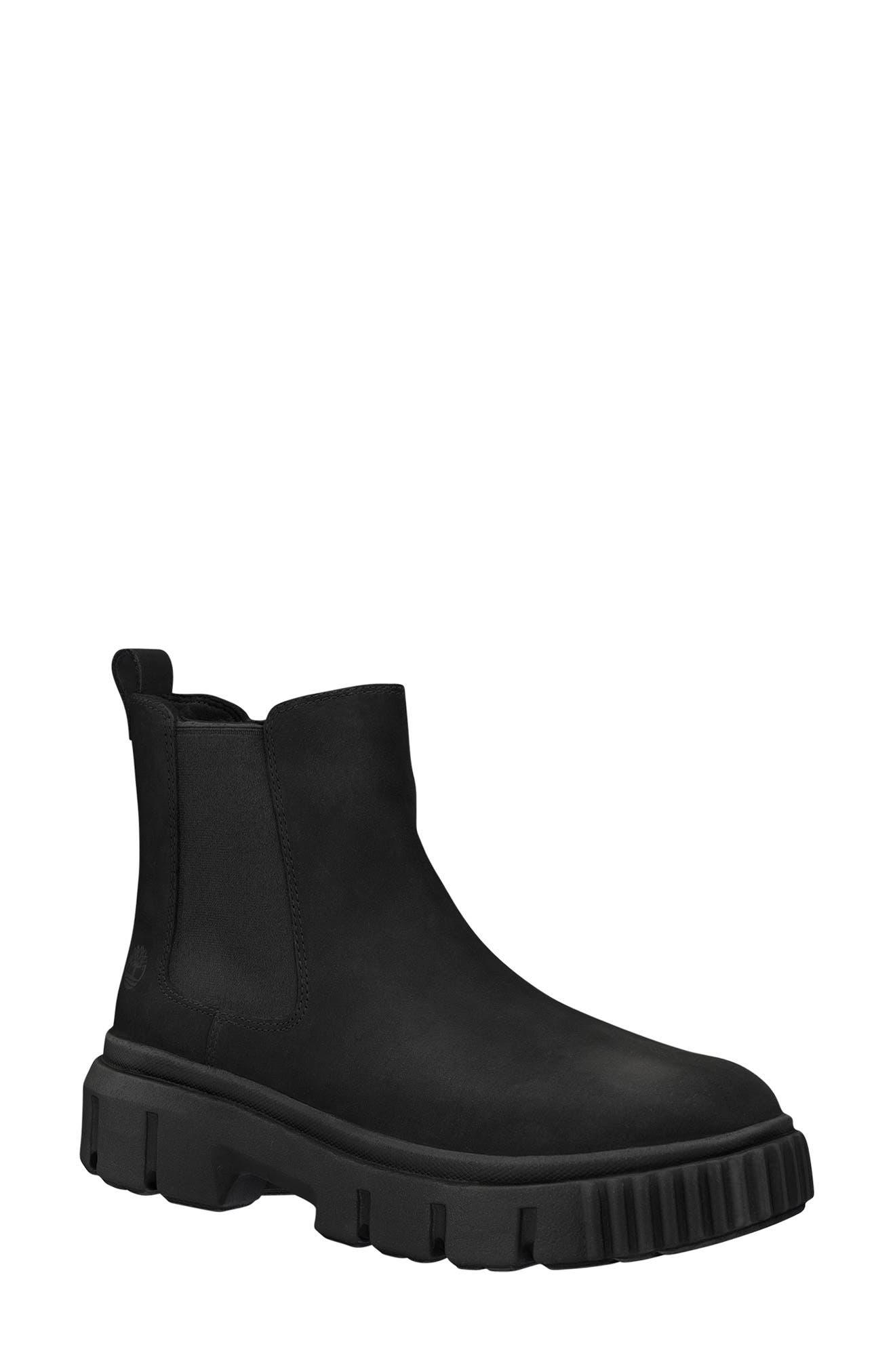 Timberland Greyfield Chelsea Boot in Black | Lyst