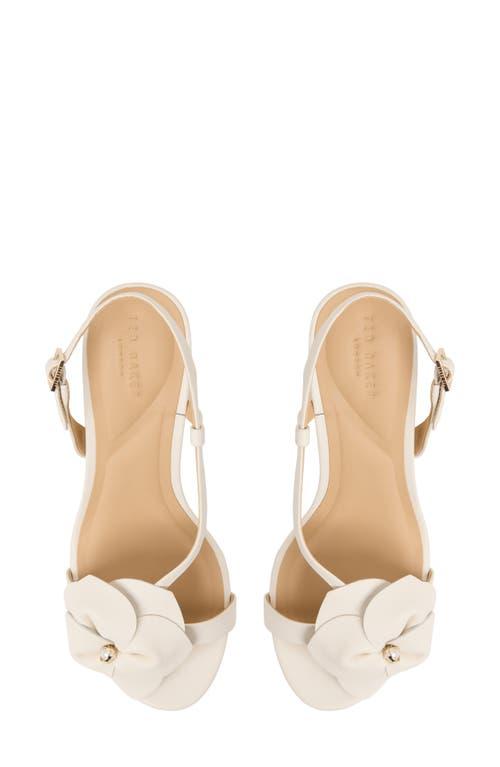 Ted Baker Juliette Slingback Sandal in White Lyst