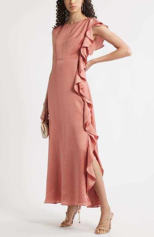 chelsea28 asymmetrical ruffle shift dress Asymmetric A-Line kissed maxi featuring a Color:seafoam green Invisible Bra Push Up Hunter