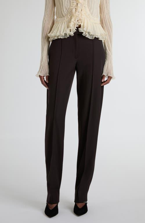 パンツ Mcqueen Straight-Fit Crepe Pants With Ironed Front Crease MCQUEEN Crepe straight-leg pants | NET-A-PORTER