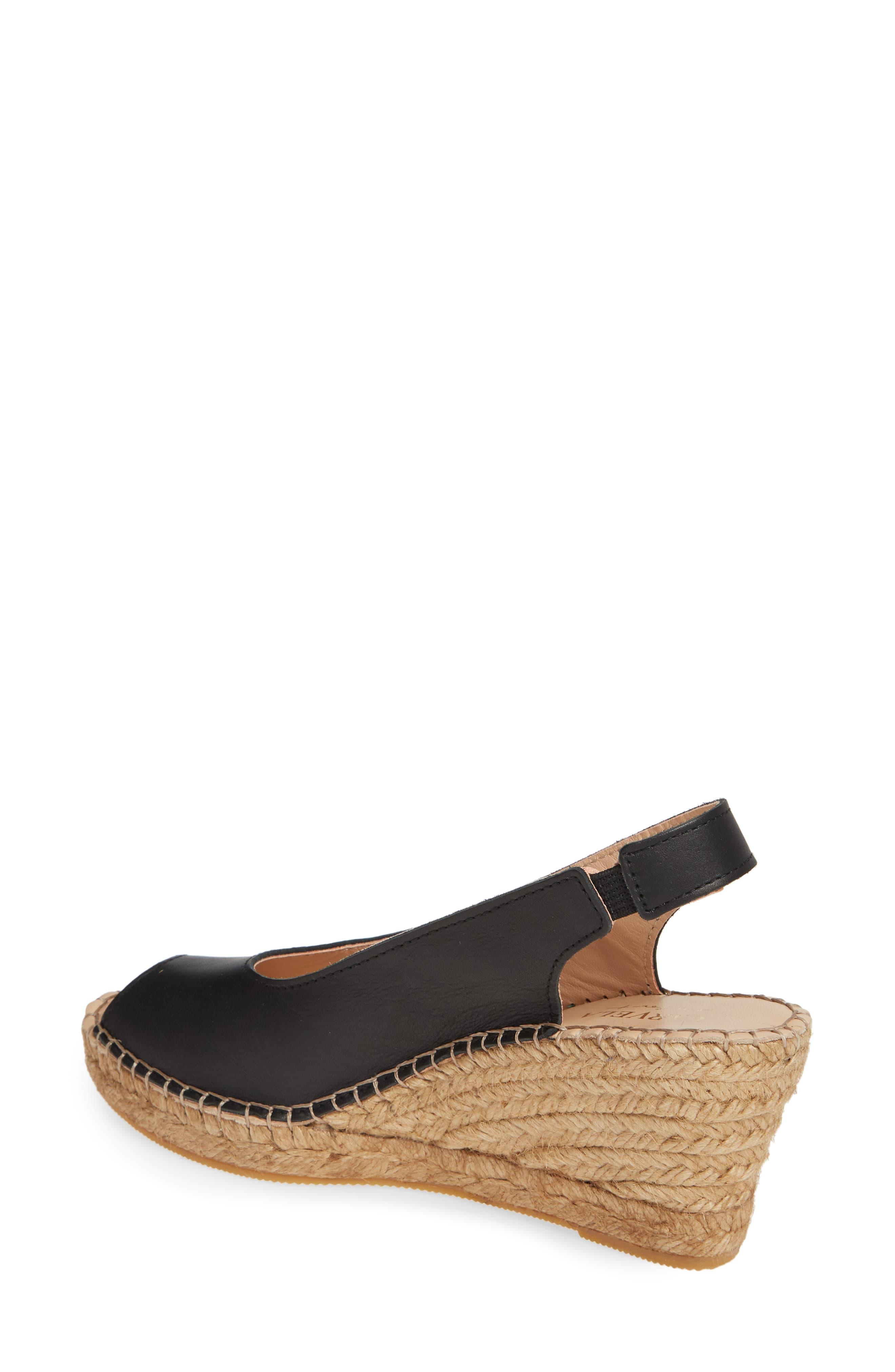 Carvela Kurt Geiger Leather Sharon Espadrille Wedge Sandal in Black Leather (Black) - Lyst