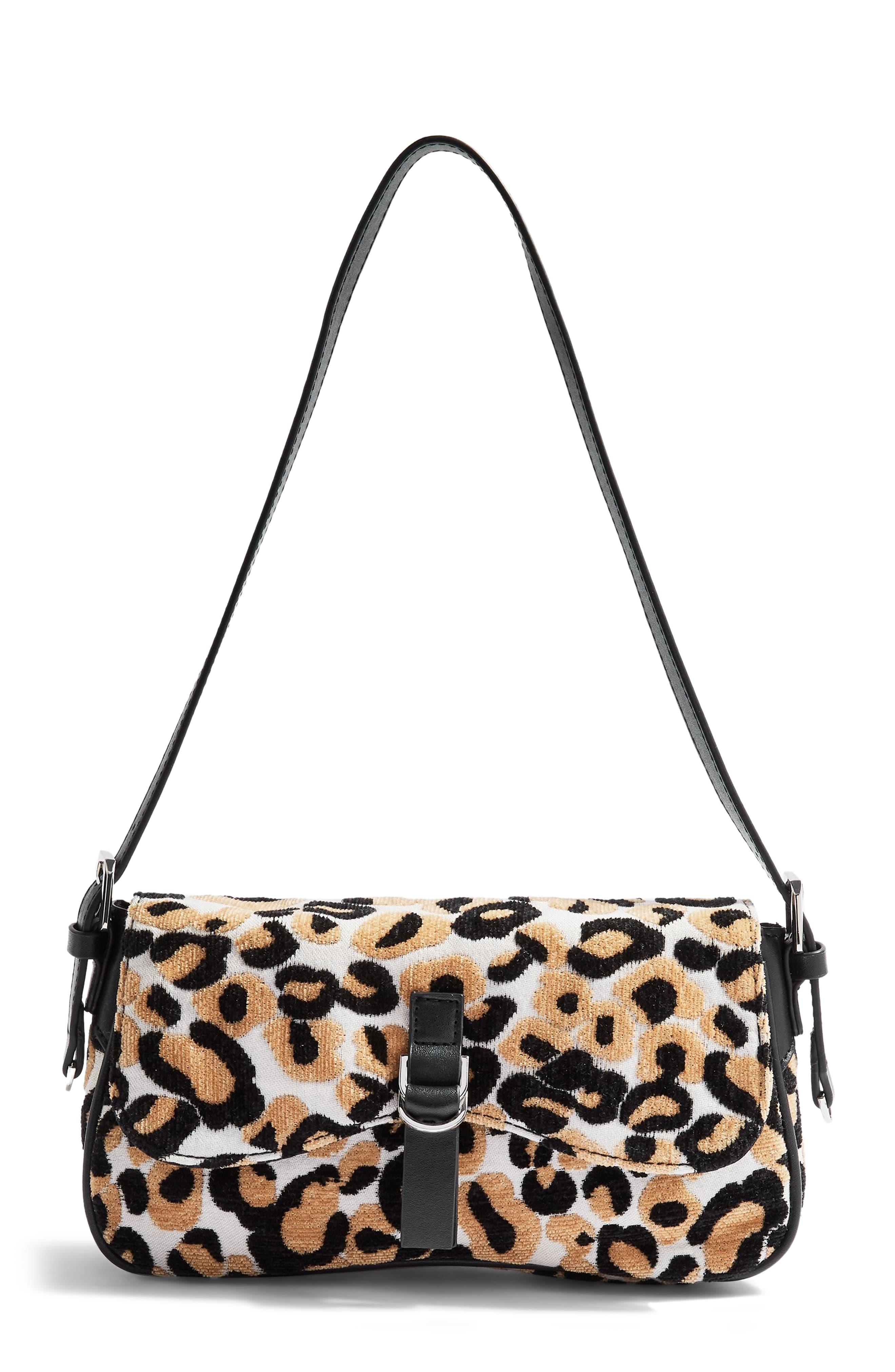 topshop leopard bag