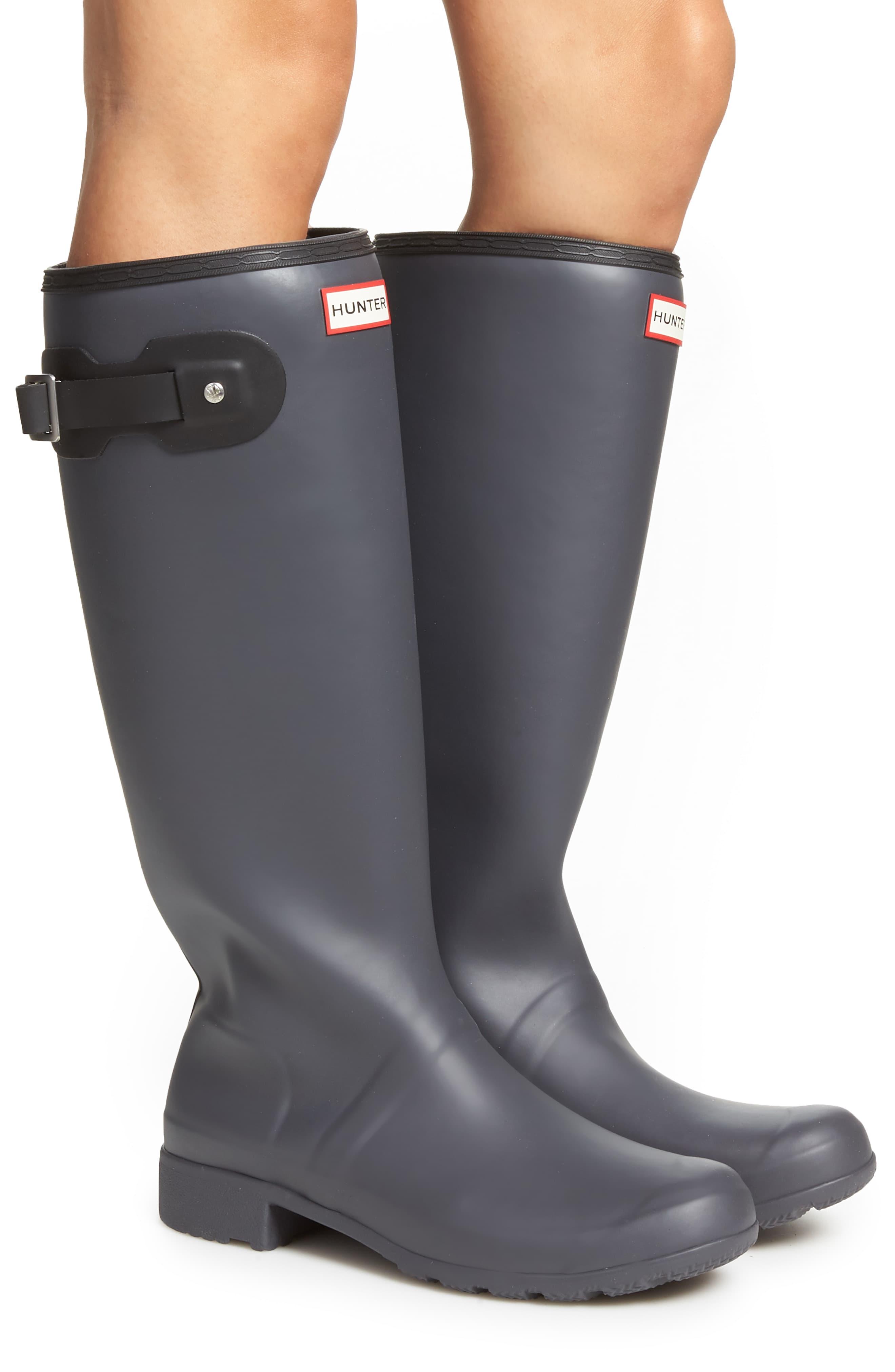 hunter tour packable waterproof rain boot