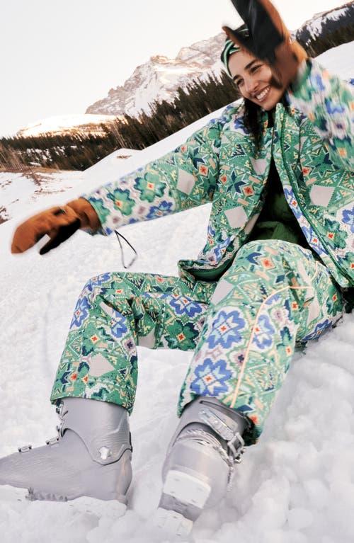 Free People Fp Movement Bunny Slope Print Waterproof High Waist