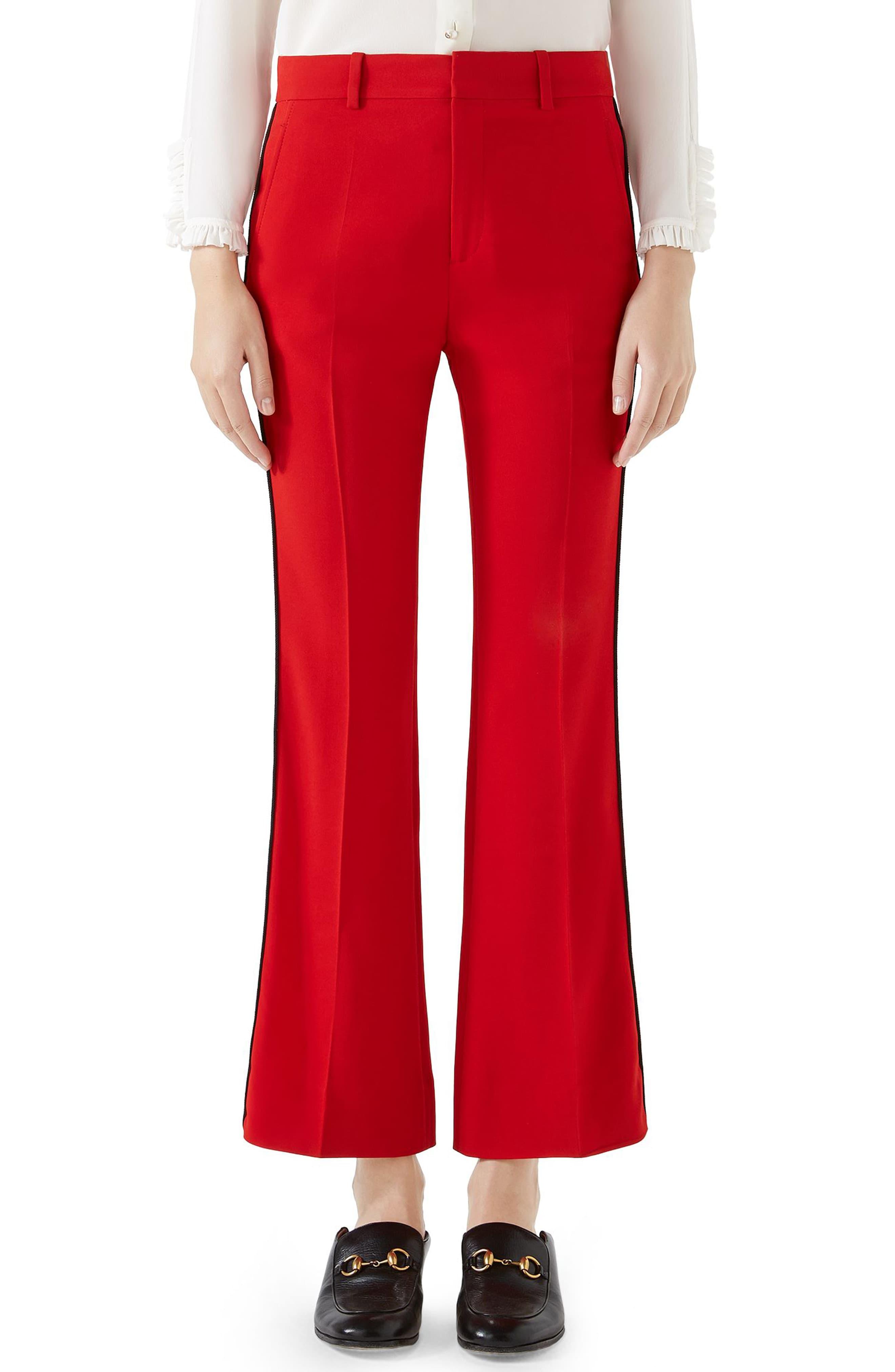 gucci side stripe pants
