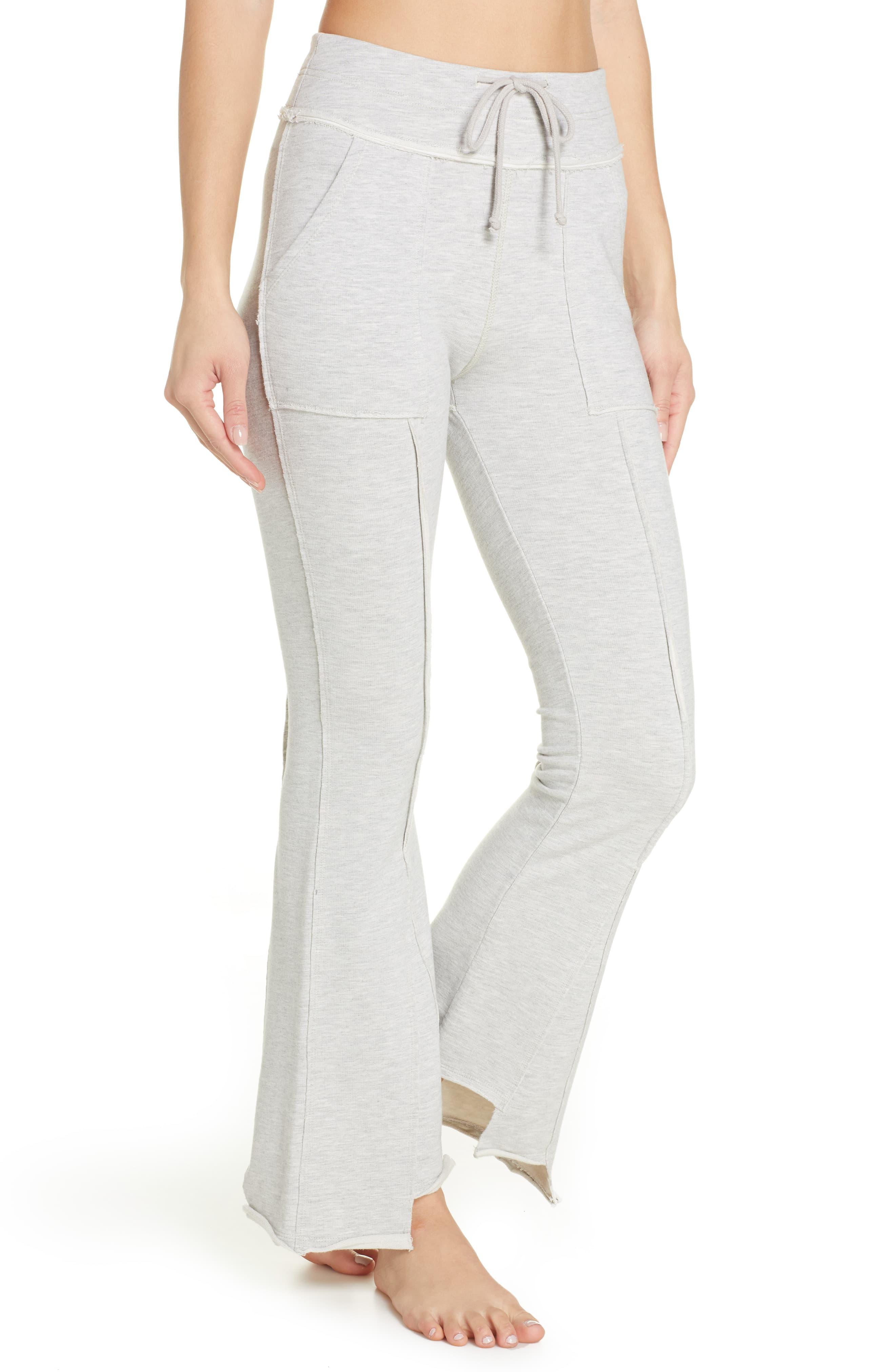 Free People Cotton Movement Quick Jab Flare Pant in Grey Combo (Gray ...