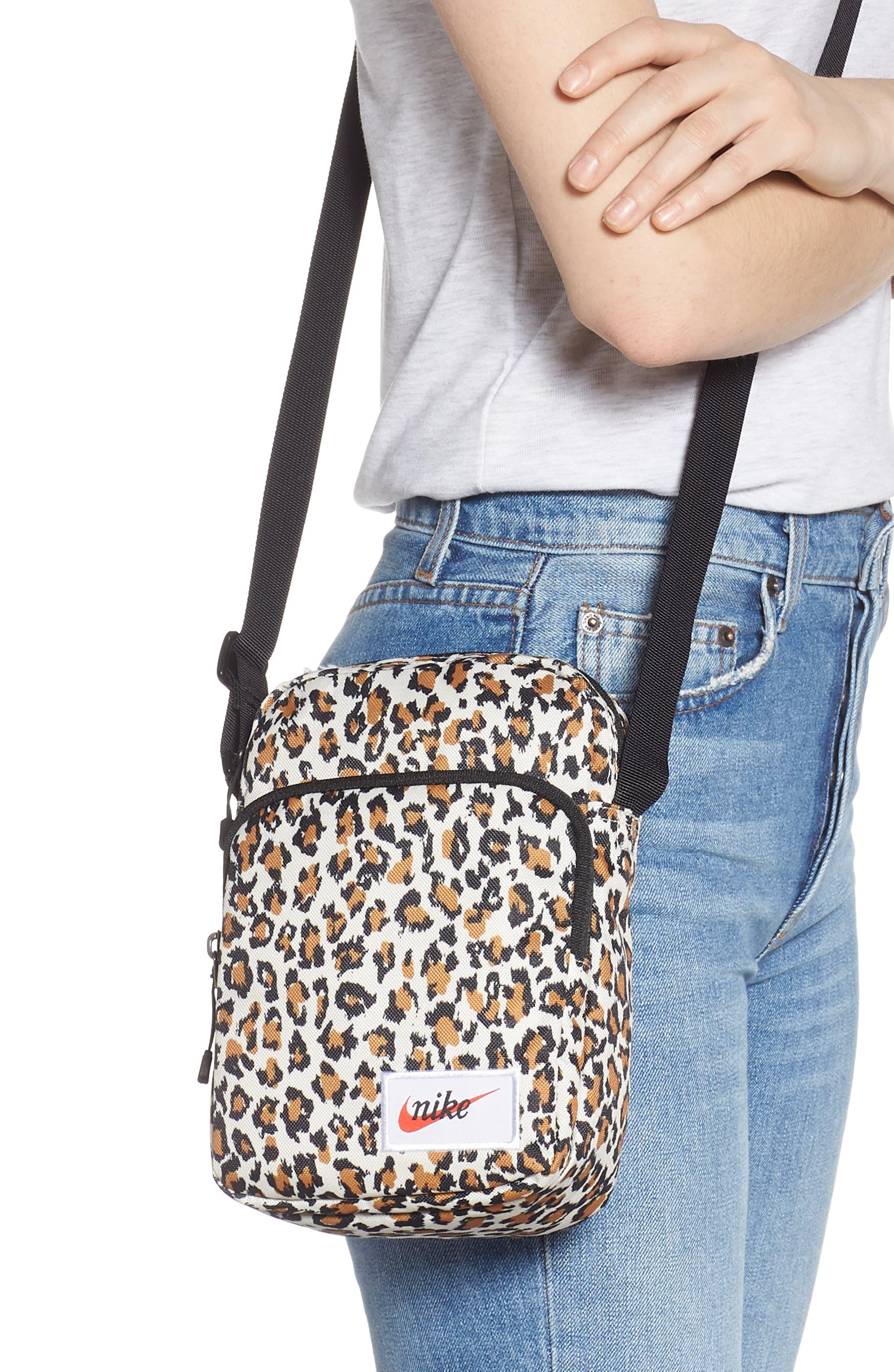 leopard print nike bag