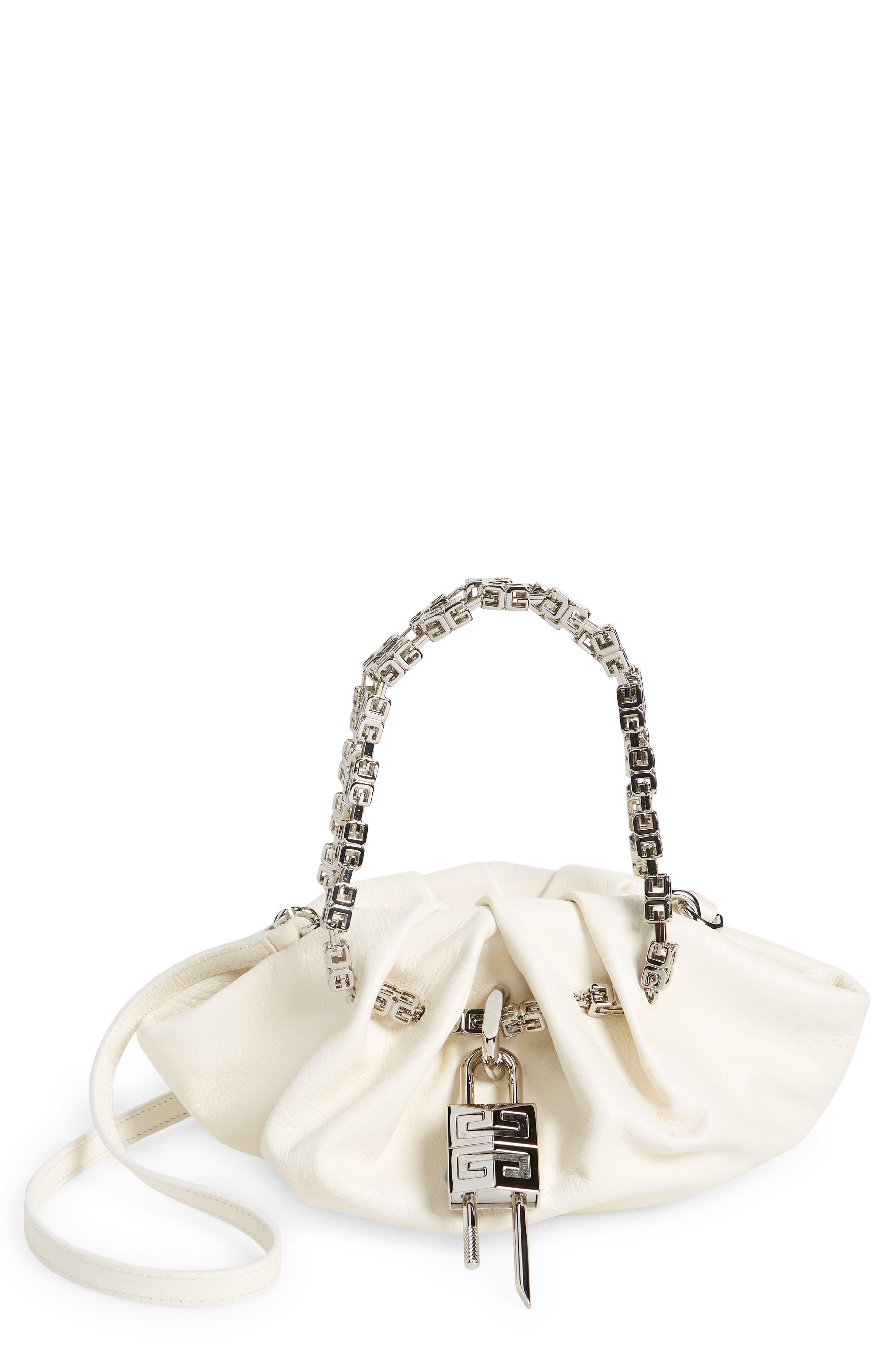 Givenchy Mini Kenny Neo Leather Shoulder Bag in Natural Lyst