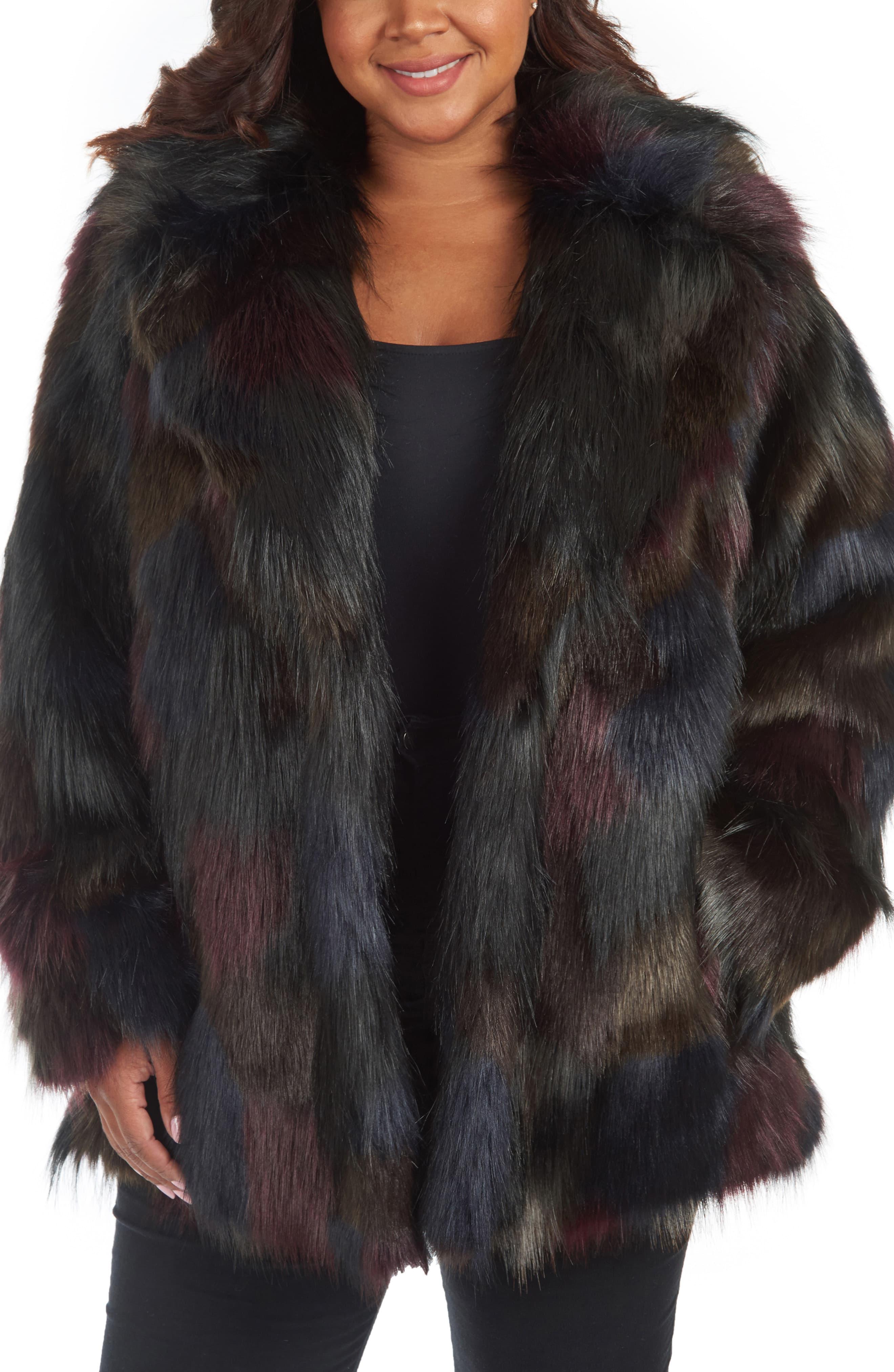 RACHEL Rachel Roy Faux Fur Coat Lyst