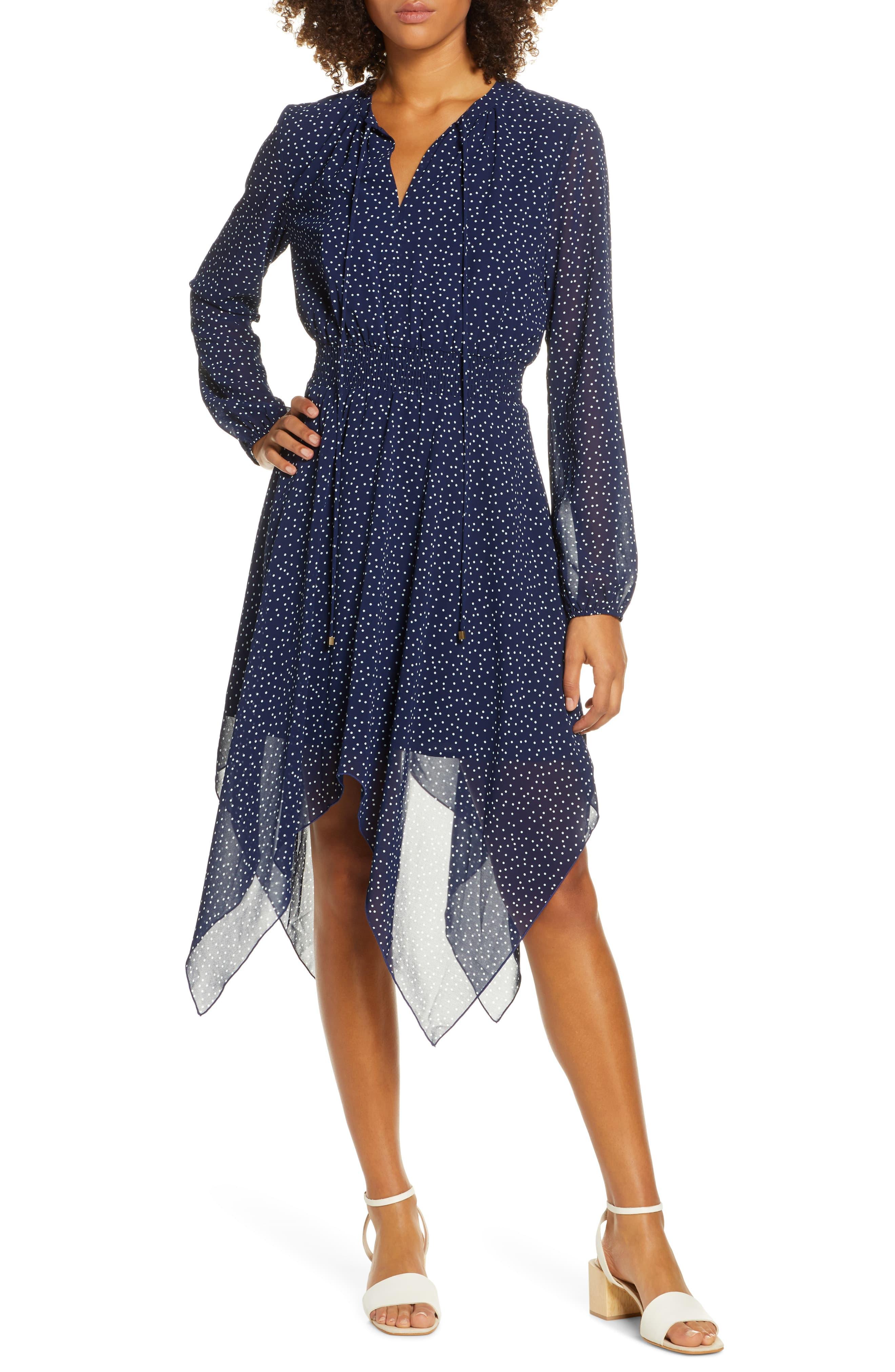 handkerchief sleeve dress