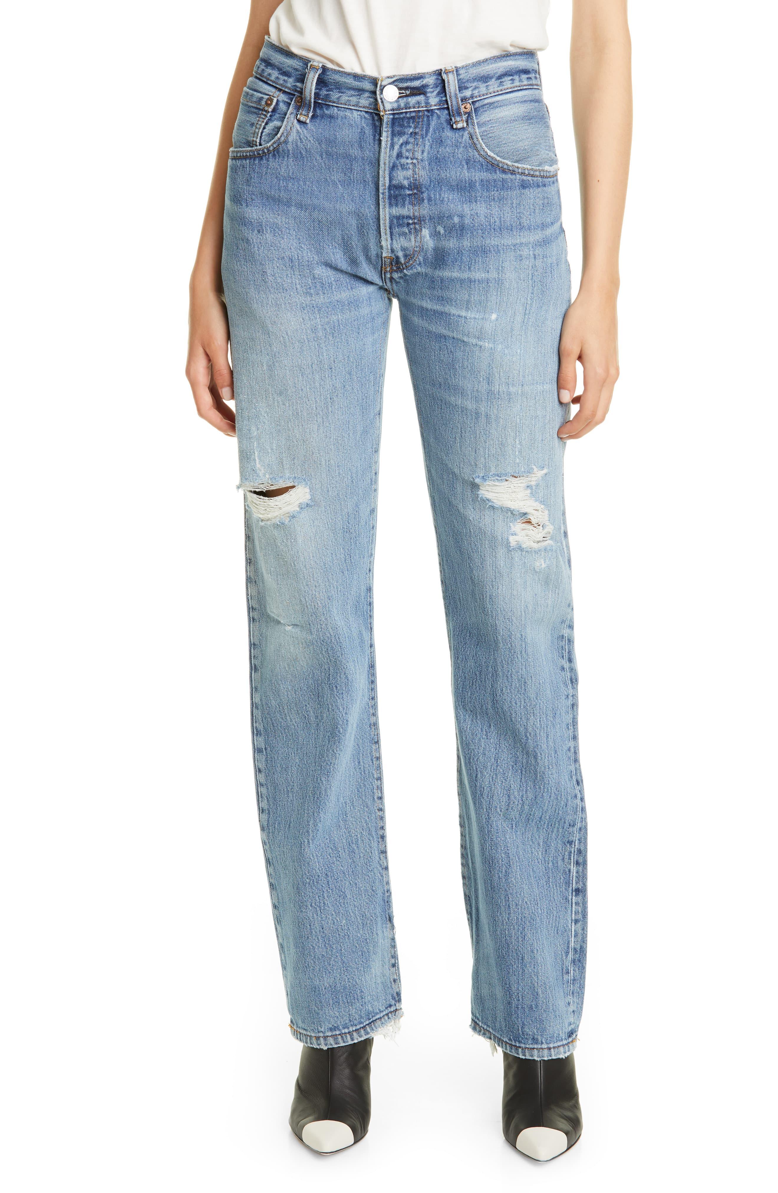 RE/DONE Denim Reconstructed '90s Jeans in Indigo (Blue) - Lyst