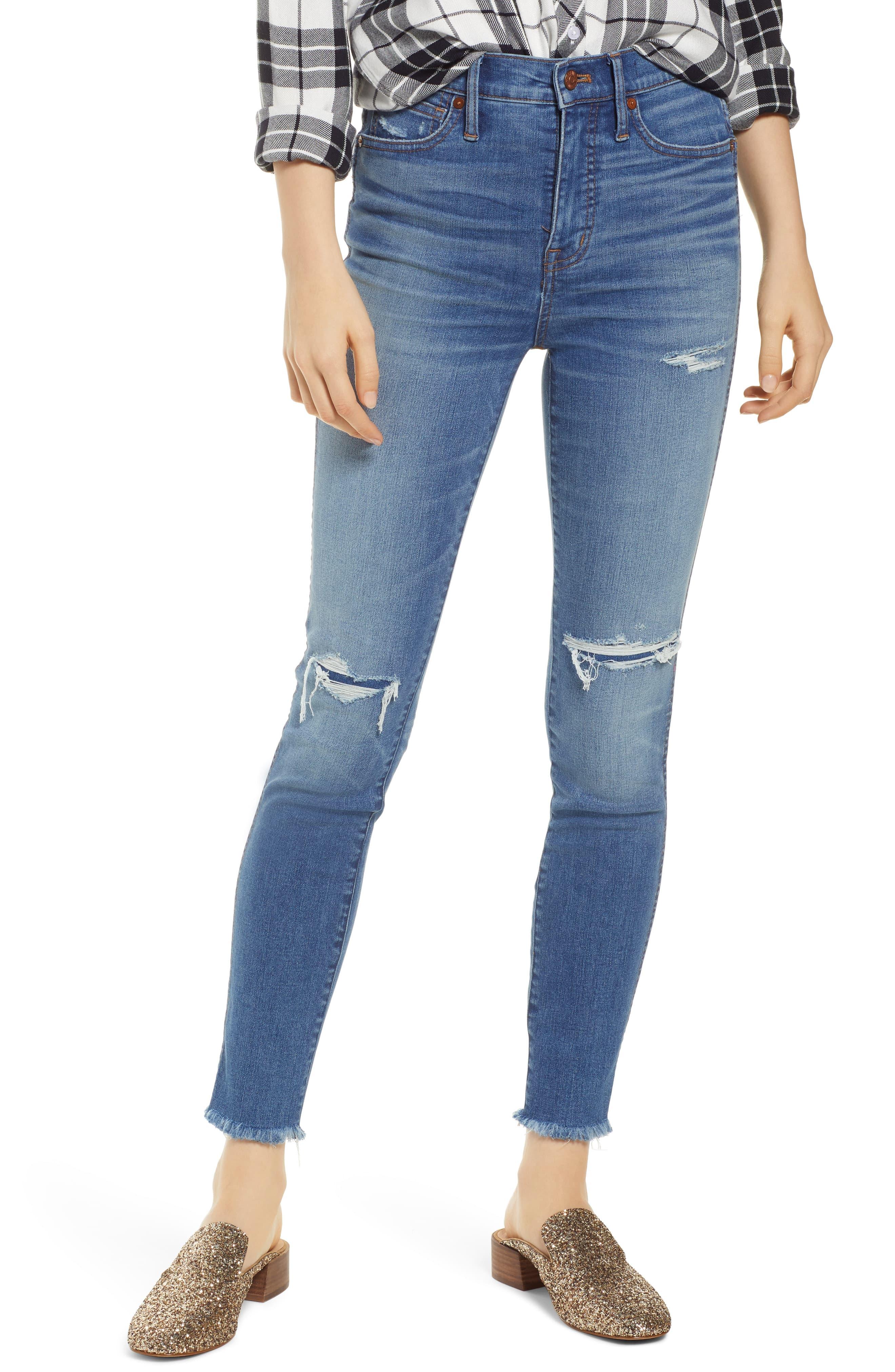 madewell 10 inch high rise skinny