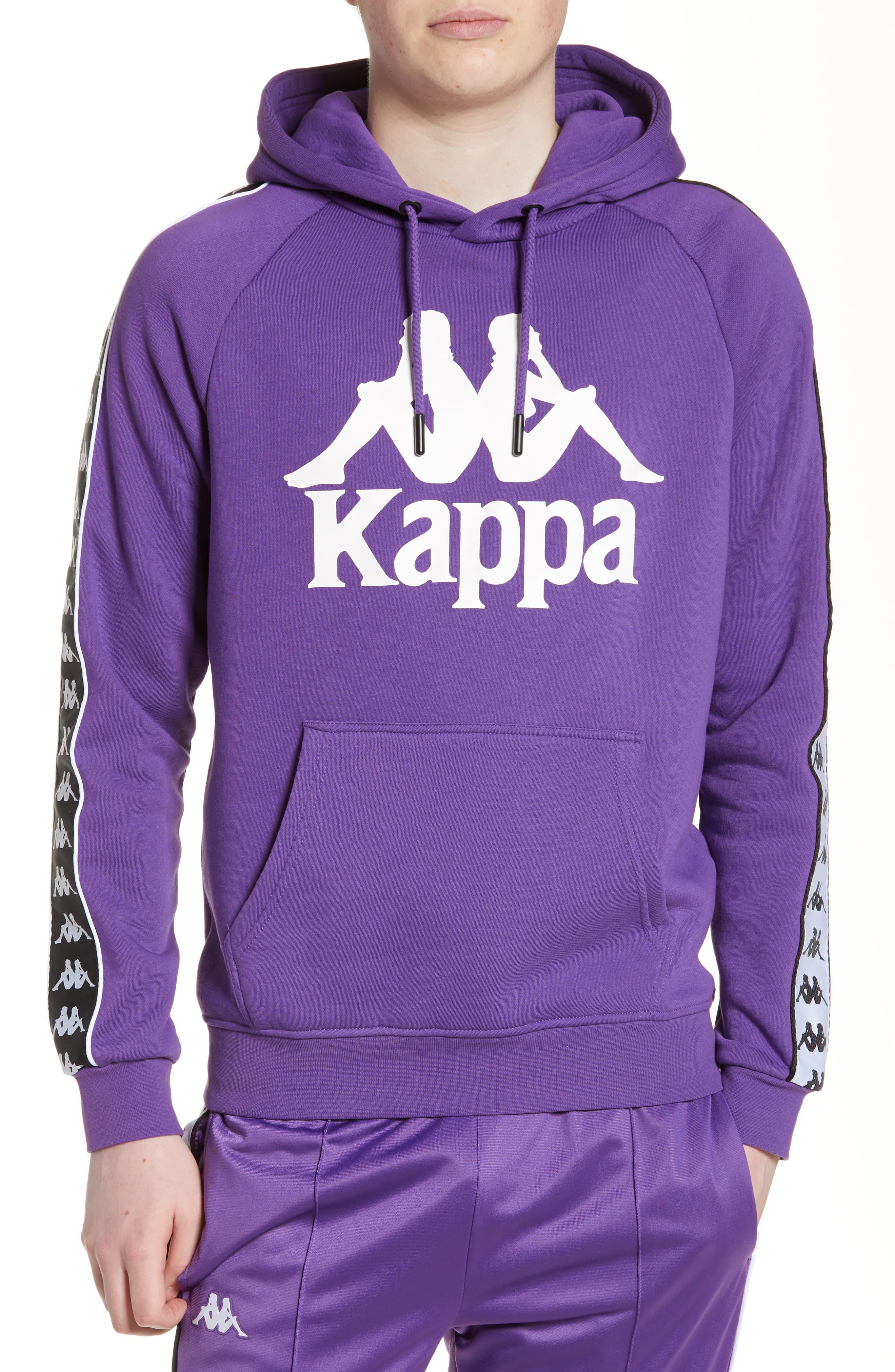 Kappa Cotton Hurtado Logo Hoodie in Violet/Black/White (Purple) for Men ...