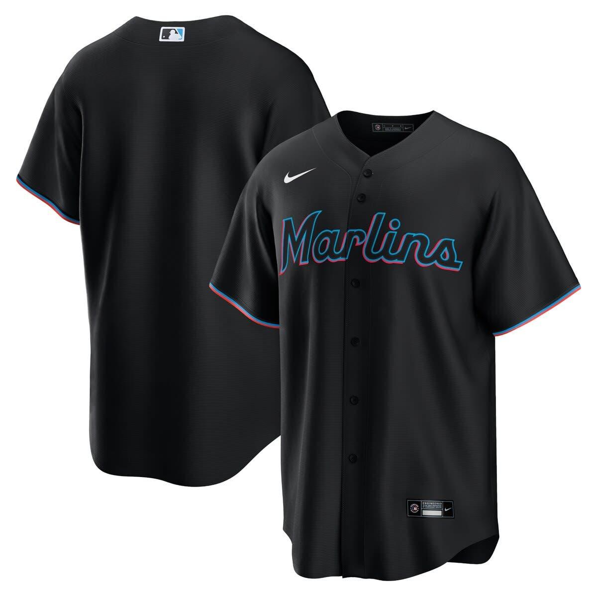 miami marlins black jersey