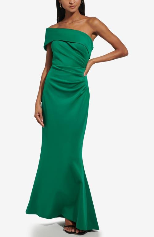 slim fit dress slacks ELIZA COUTURE DRESS- GREEN – Mrs. Blush main image 1