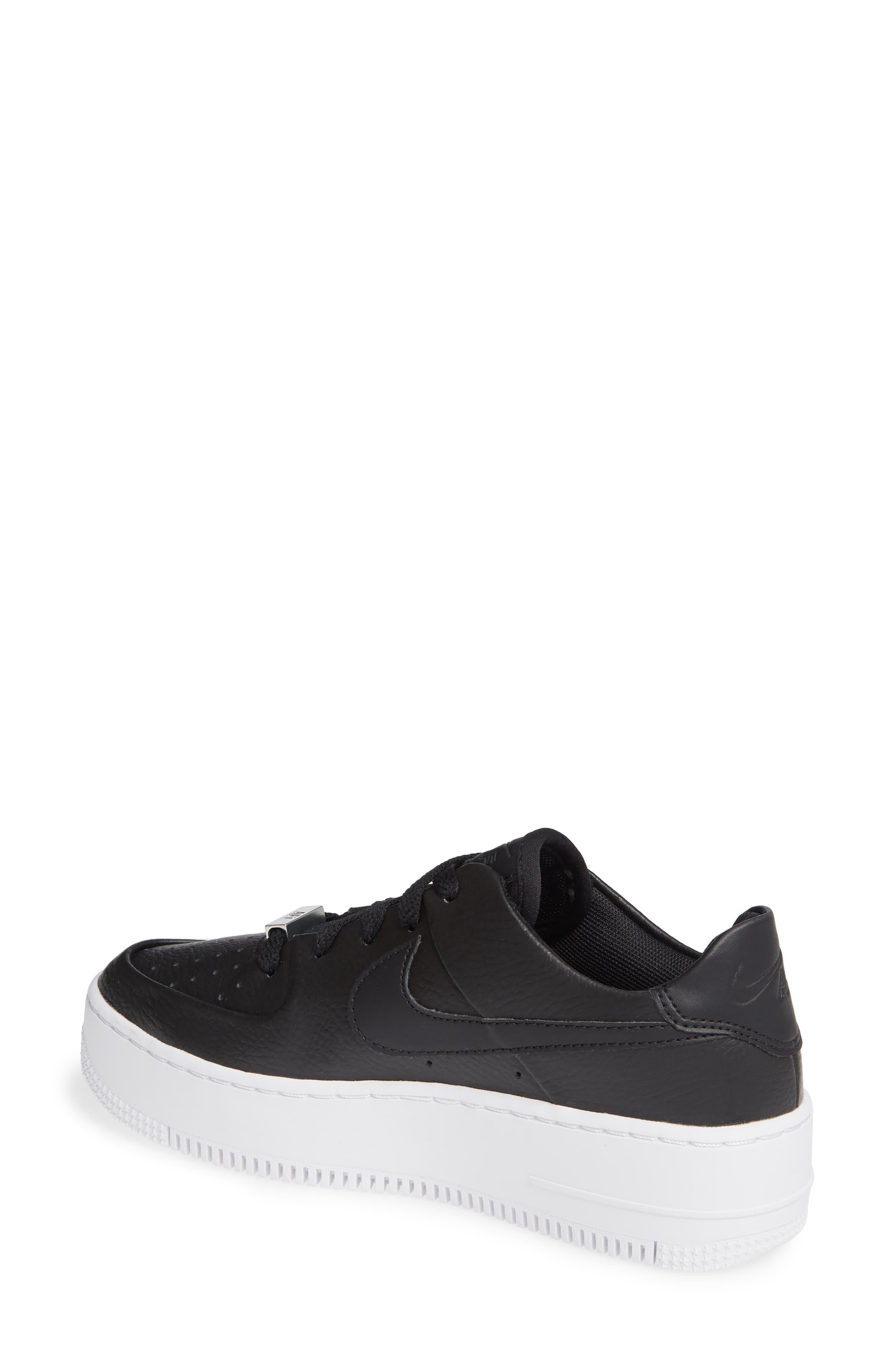 air force 1 platform black