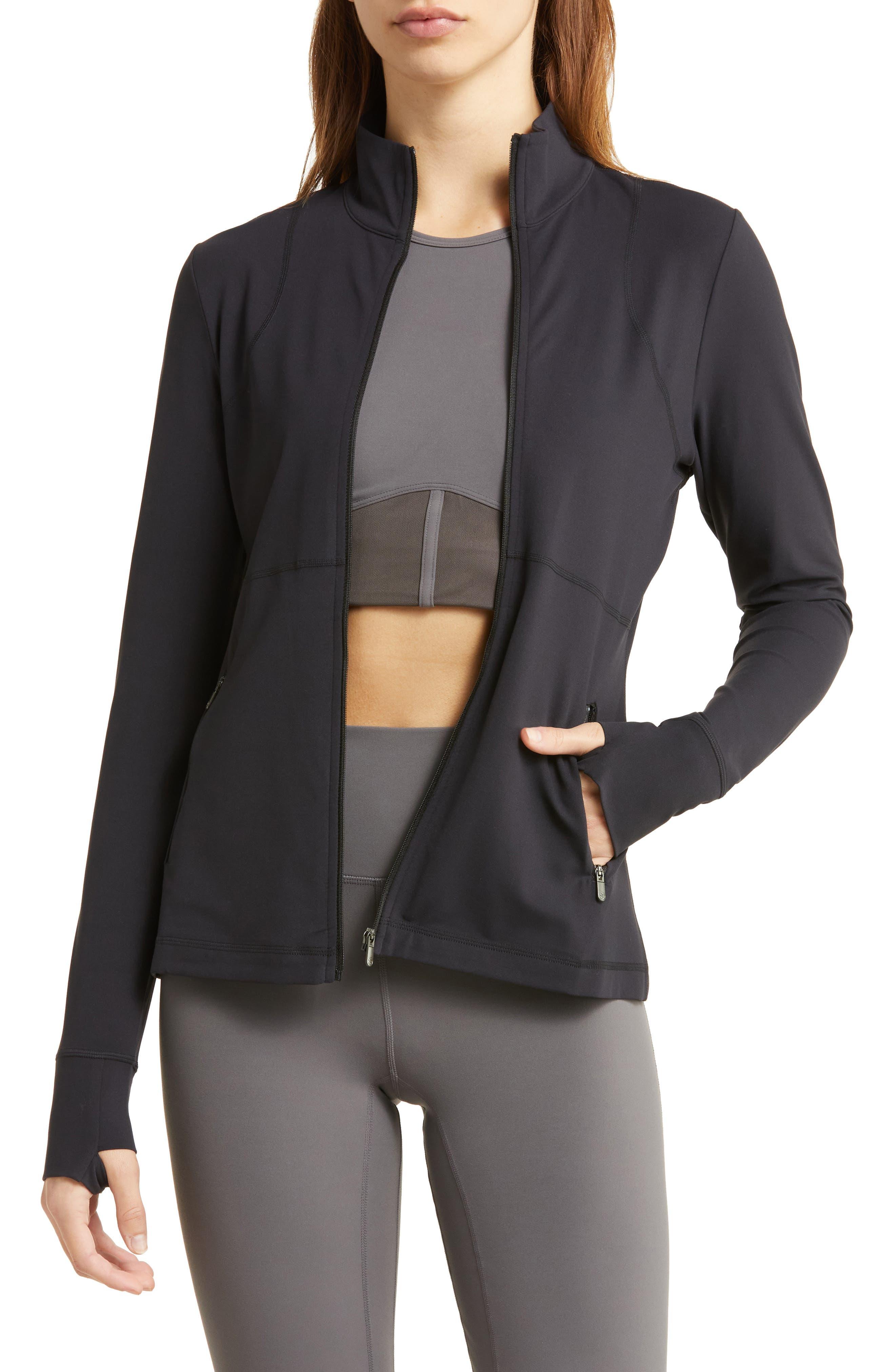 Zella Studio Luxe Performance Jacket in Black Lyst