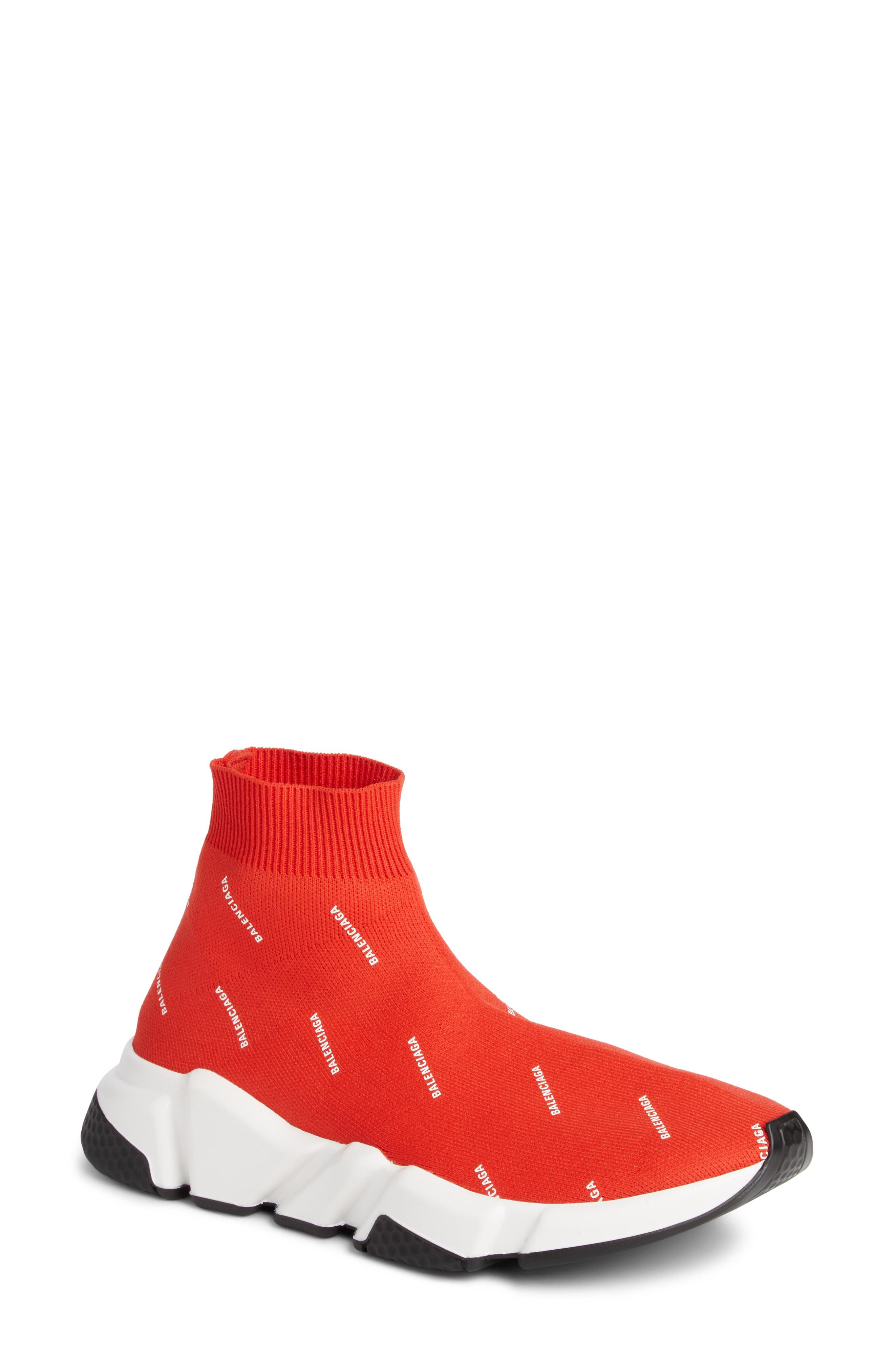 red balenciaga sock sneakers,pasteurinstituteindia.com