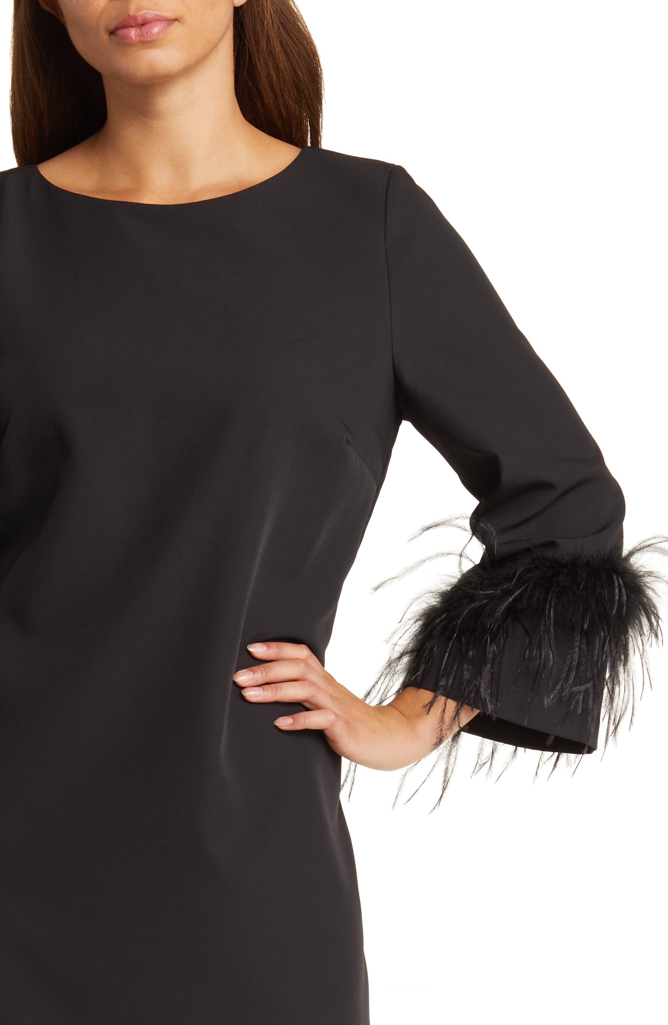 Sam edelman feather hem sheath clearance dress