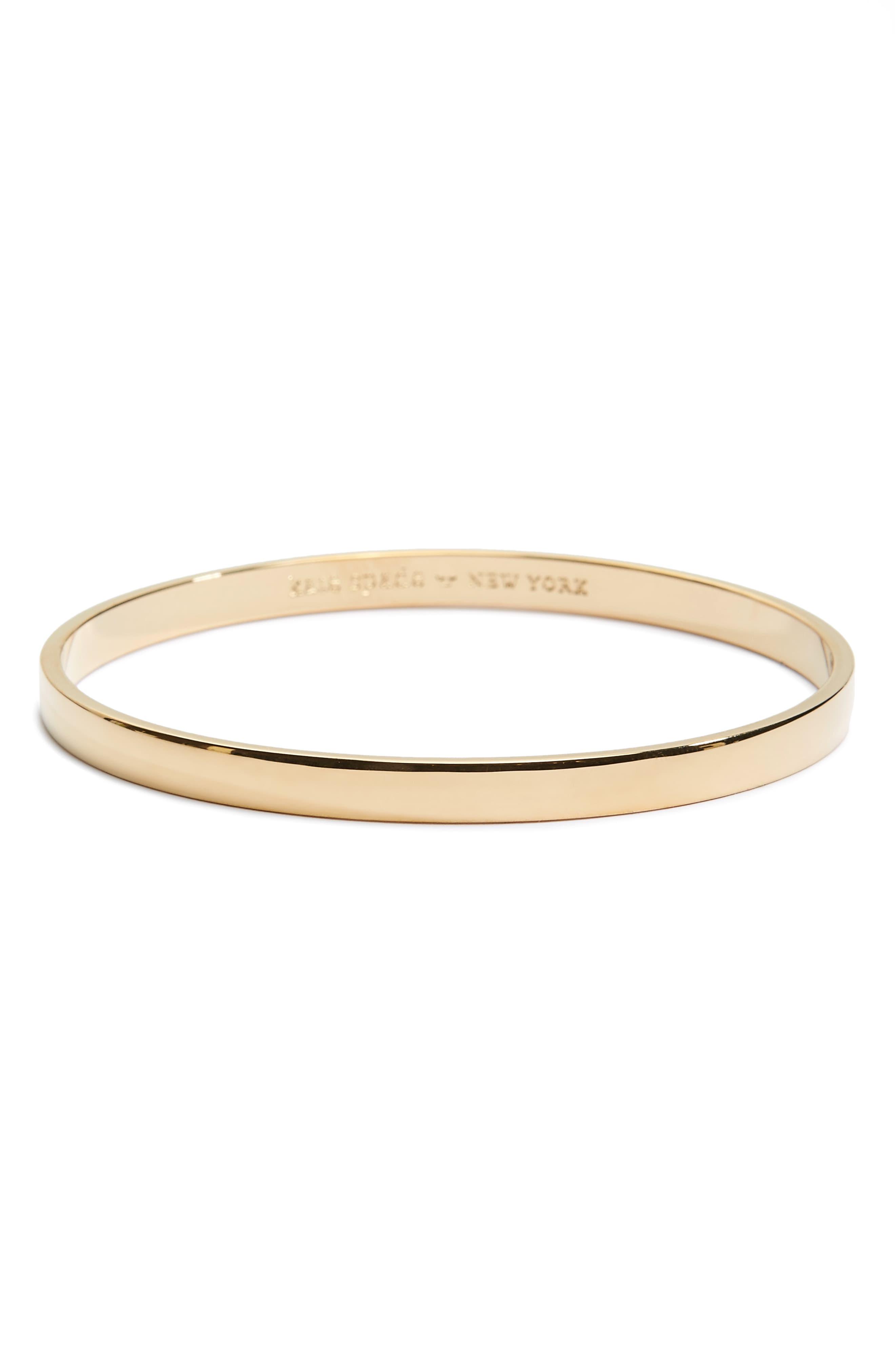 Kate Spade Idiom Heart Of Gold Bangle in Metallic Save 16 Lyst