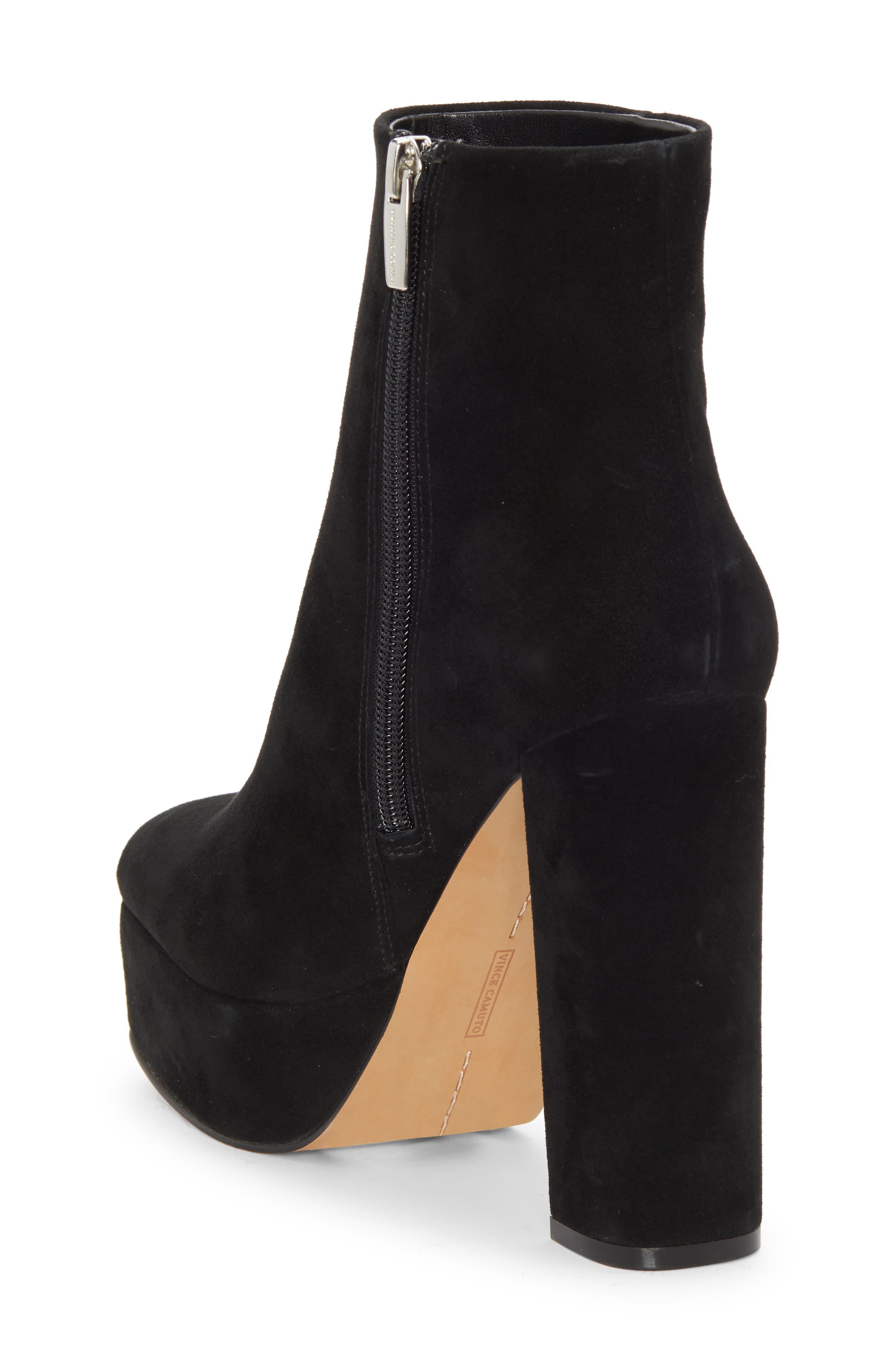 vince camuto square toe booties