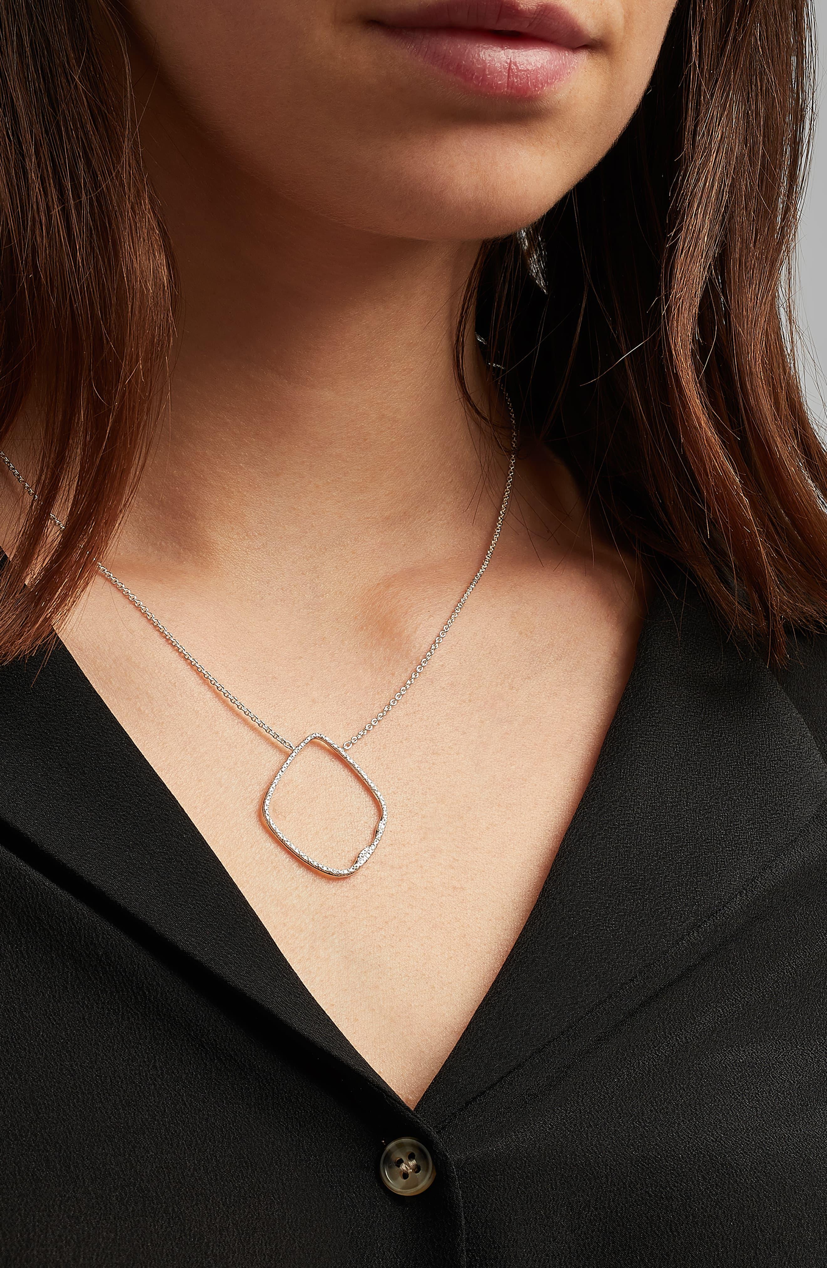 monica vinader initial pendant