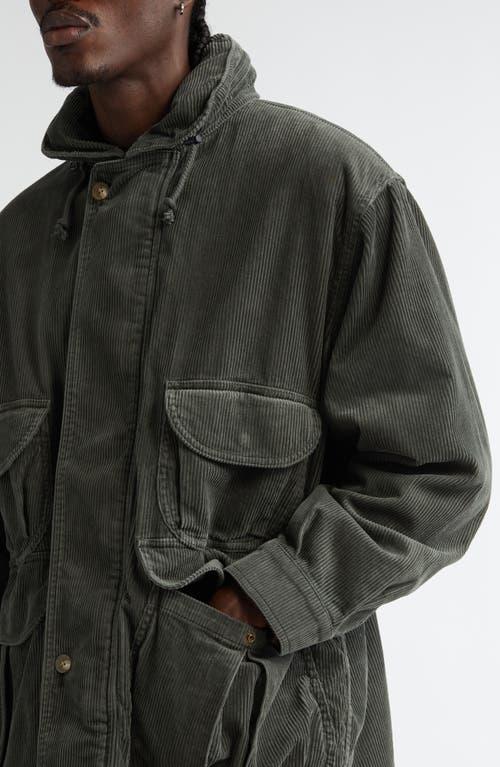 Beams plus Field Coat Corduroy moss色 beams-plus-Moss-Corduroy-Field