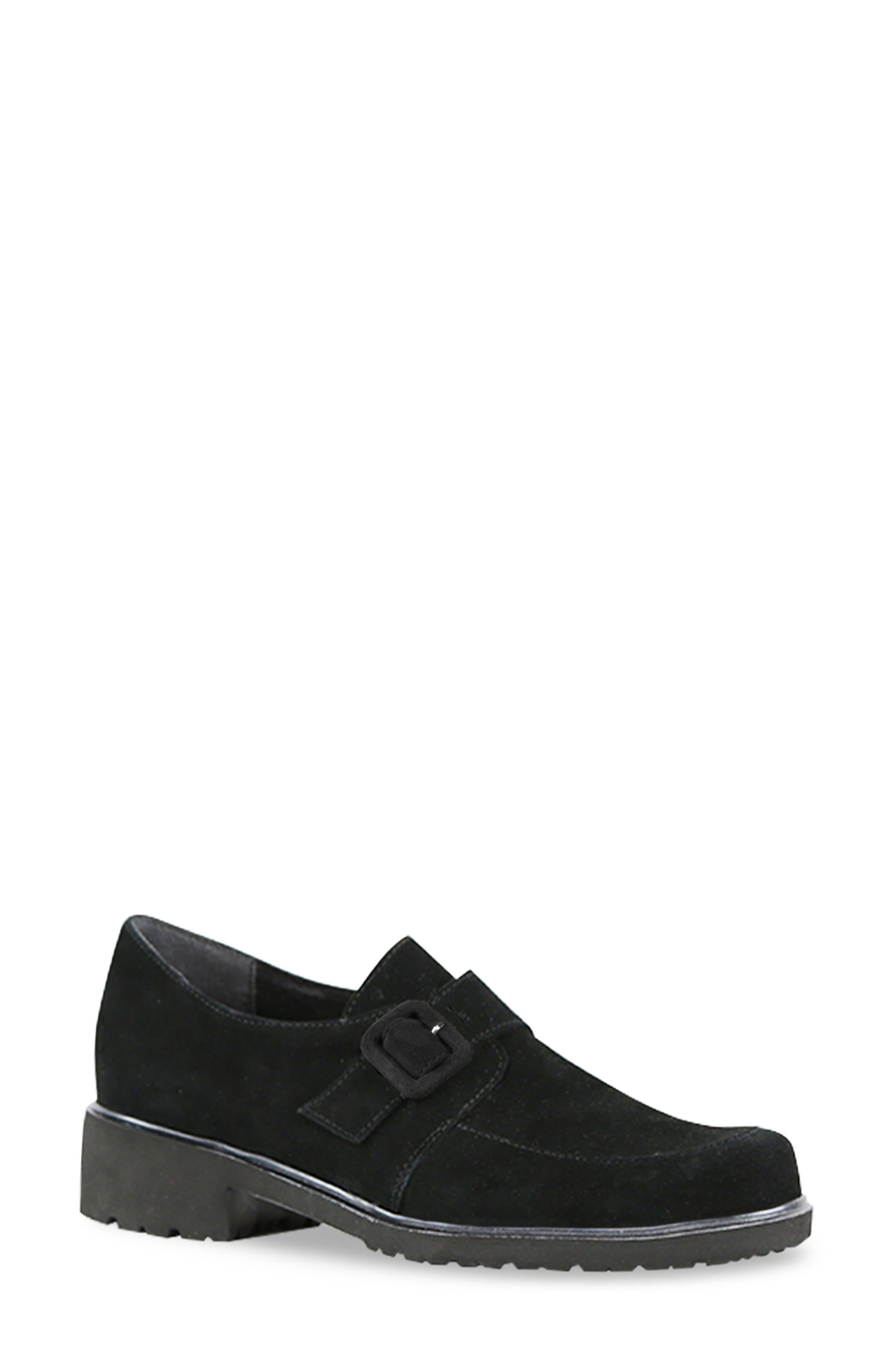 Munro Winslow Monk Strap Loafer in Black Lyst