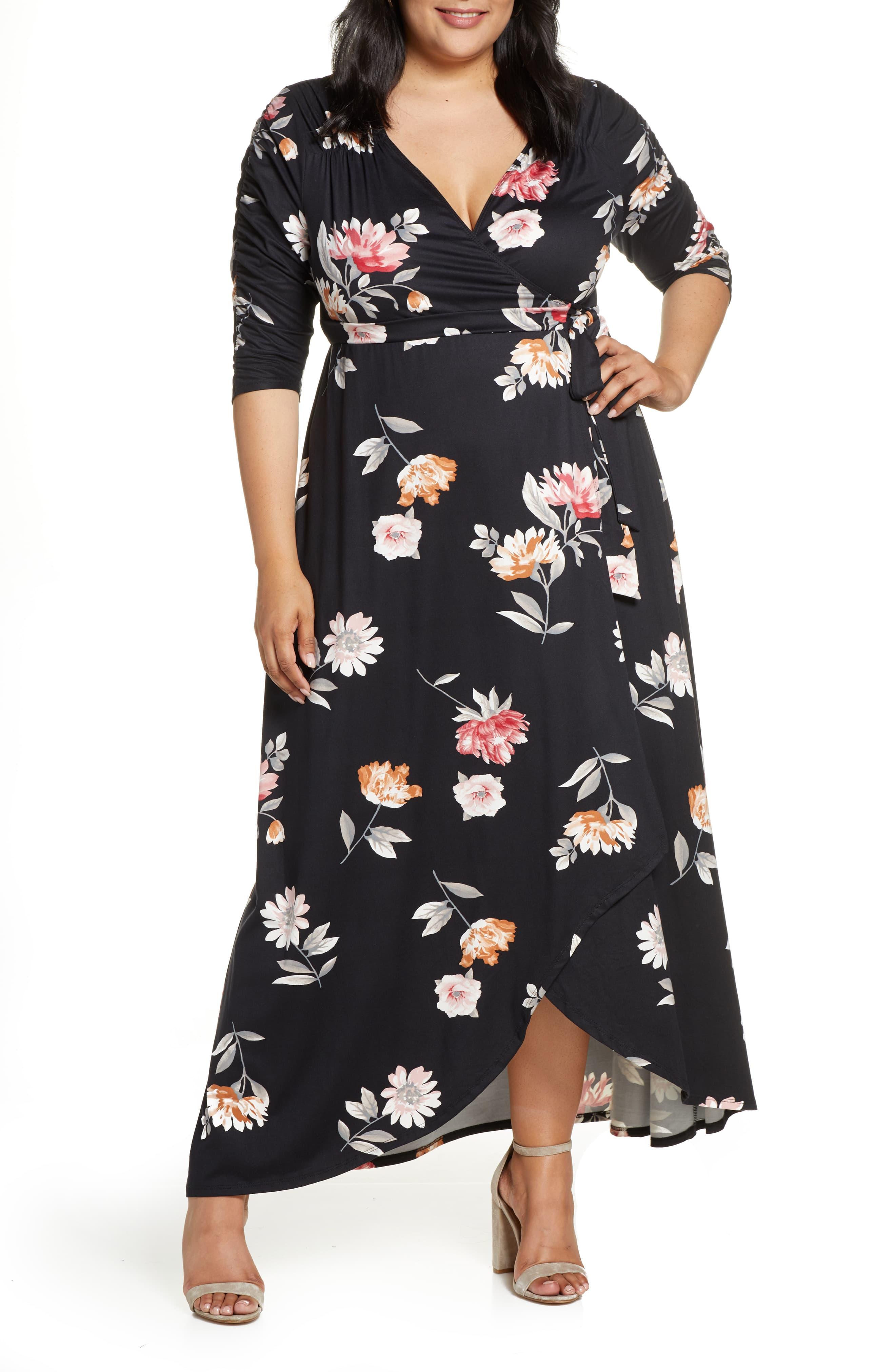 kiyonna wrap dress
