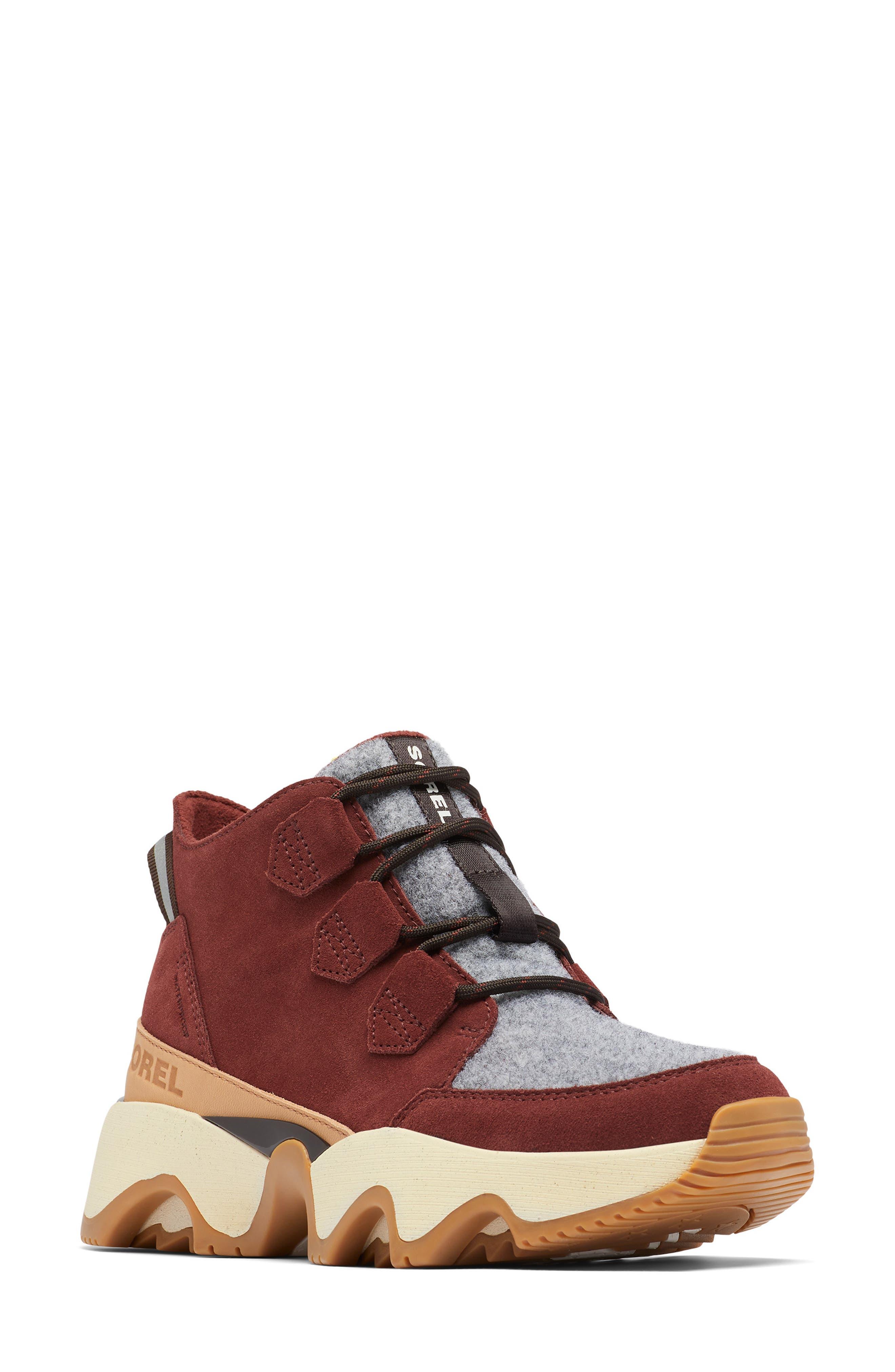 sorel kinetic sneaker caribou