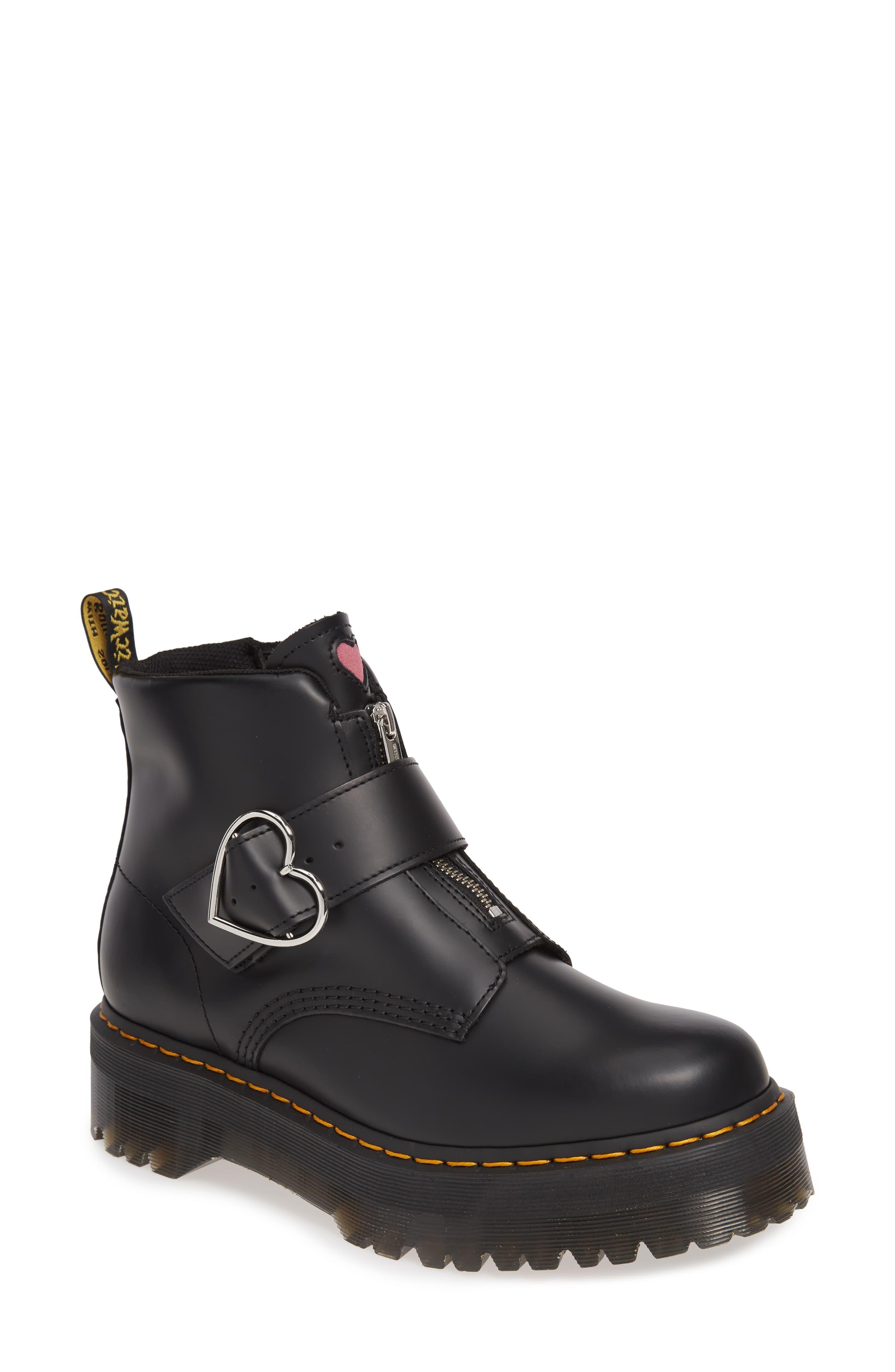 lazy oaf dr martens buckle boot
