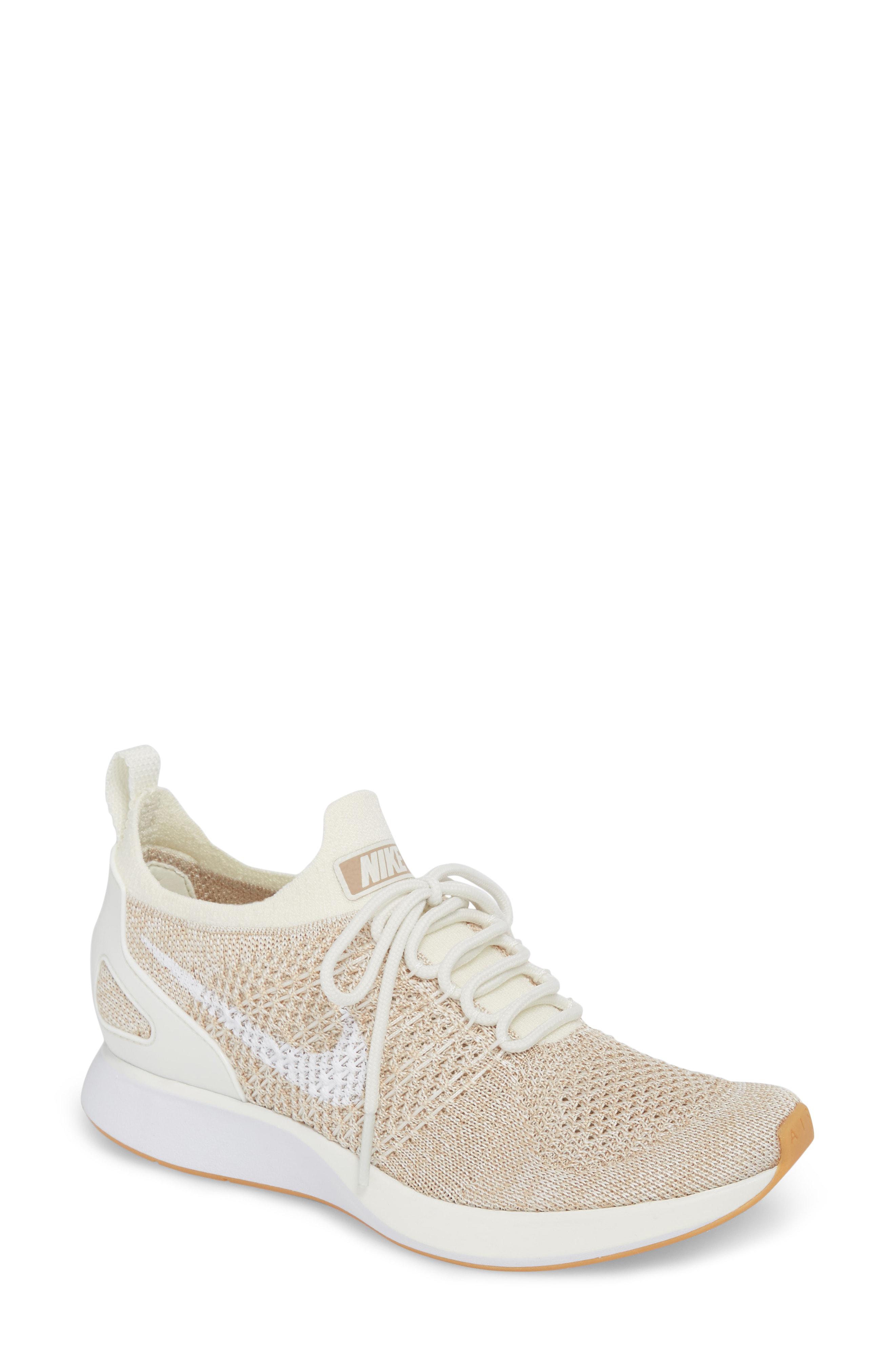 nike air zoom mariah flyknit racer womens beige