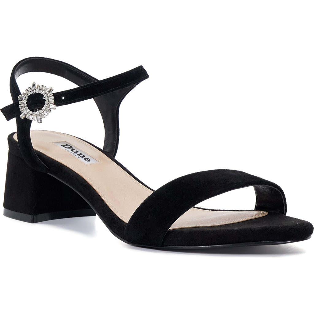 Dune black sandals heels deals